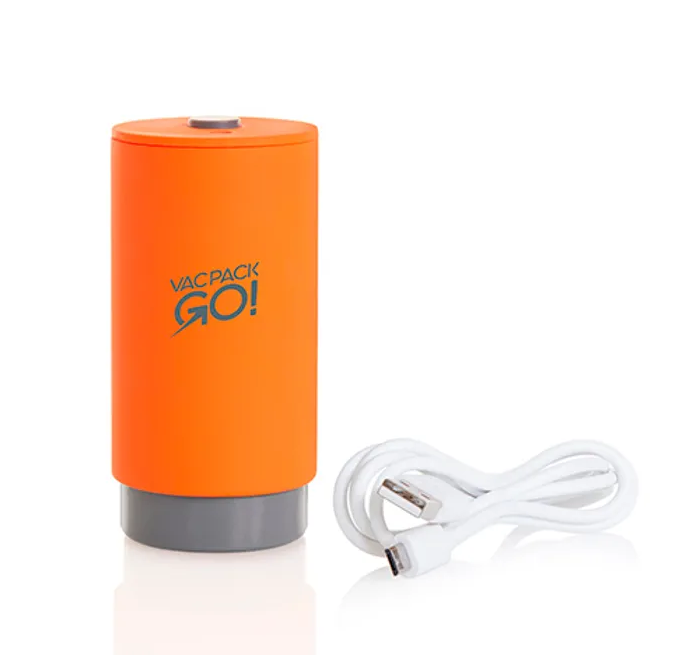 Vac Pack Go - Portable Vacuum Sealer for Food Storage | Keep Food Fresh Longer | Perfect for Travel, Camping & Meal Prep