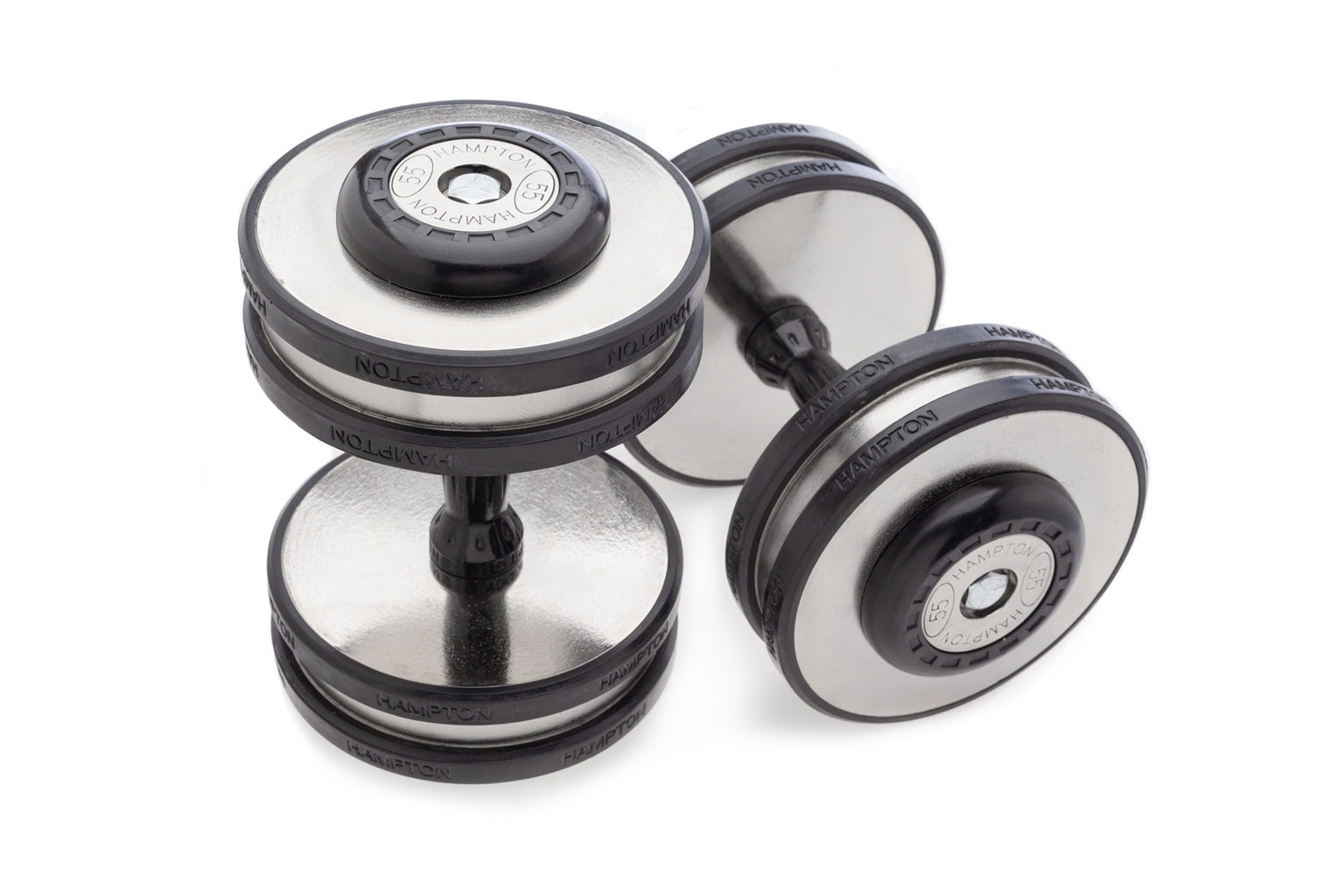 Hampton Eclipse Pro Style Dumbbells - Adjustable Weight Set for Home Gym, Strength Training & Fitness Workouts - Perfect for Muscle Building, CrossFit & Full Body Exercises