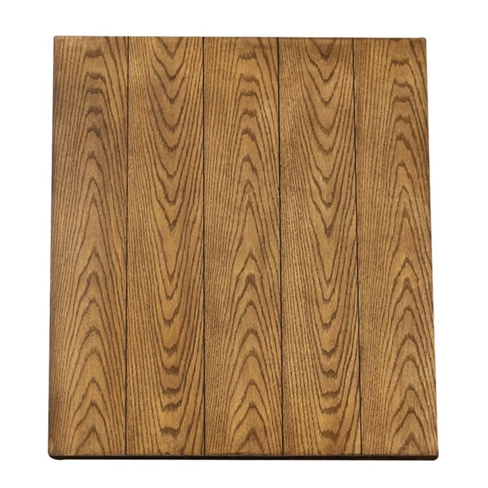 Pemberly Row 1 Drawer Farmhouse End Table - Solid Wood with Brass Accents in Golden Oak Finish | Perfect for Living Room, Bedroom, or Entryway Decor