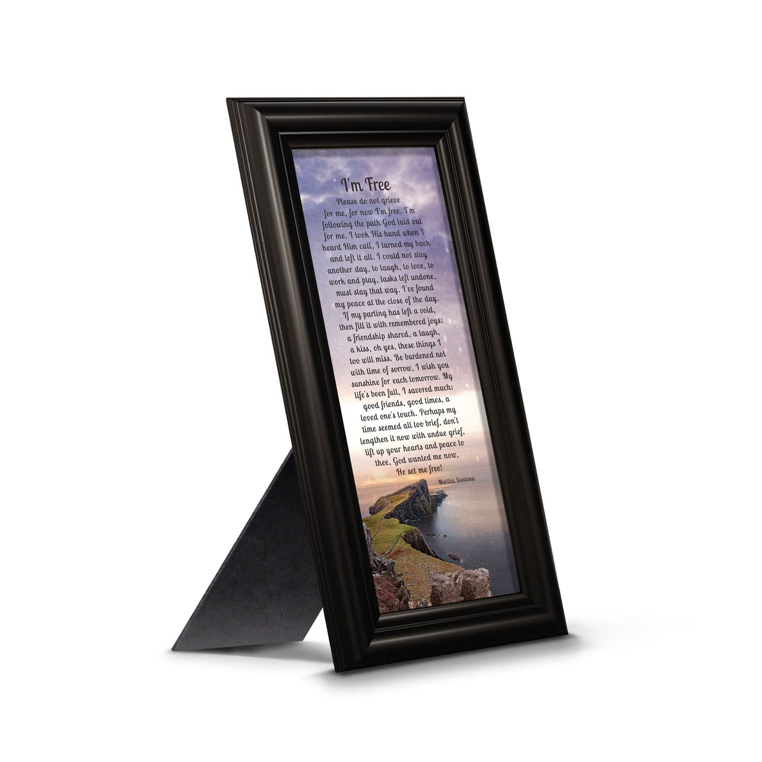 Memorial Picture Frame for Mom - Sympathy Bereavement Gift for Home Décor