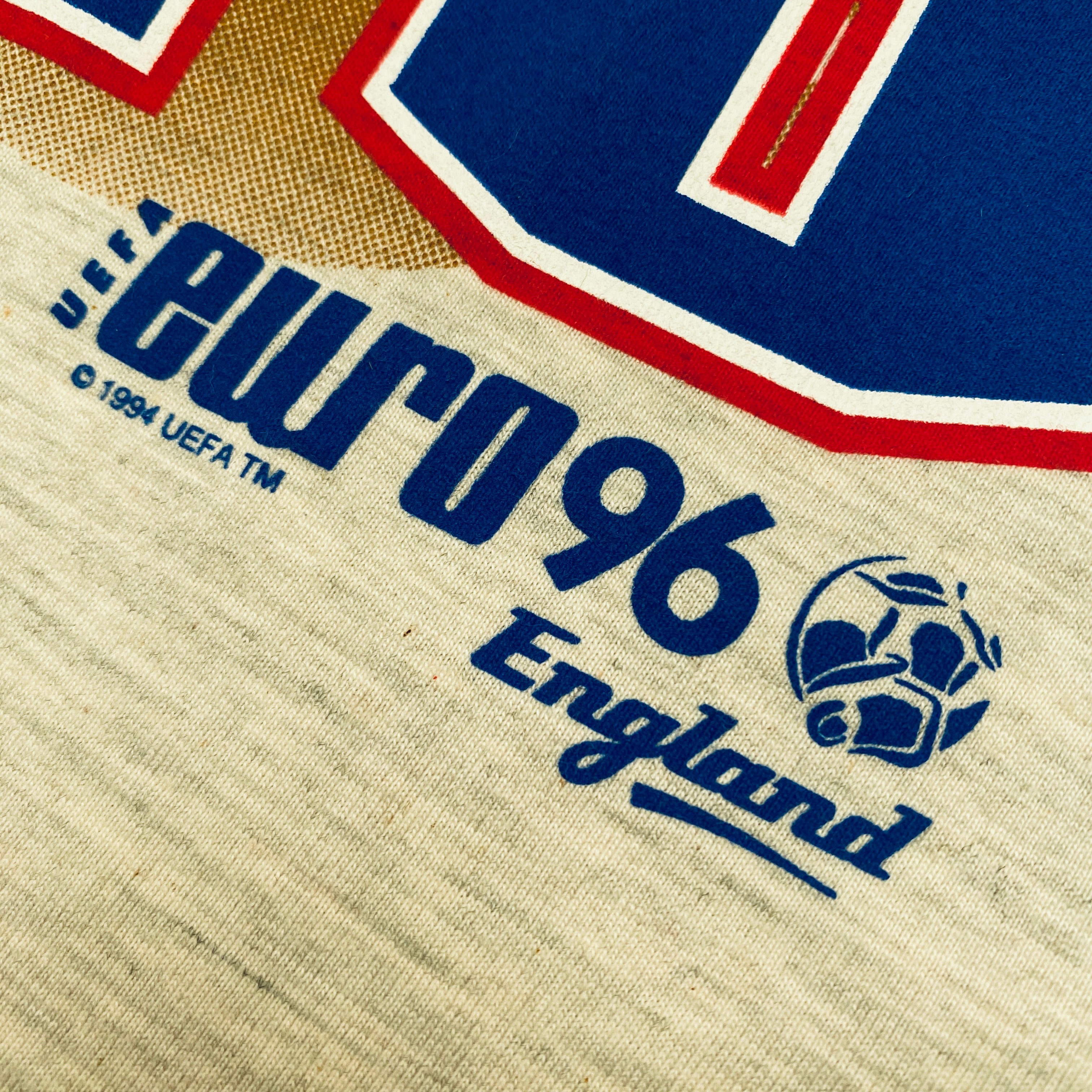 1994 Nutmeg Mills England Euro 96 Graphic T-Shirt for Men - Vintage Football Fan Tee - Perfect for Soccer Games, Retro Fashion & Gift Giving