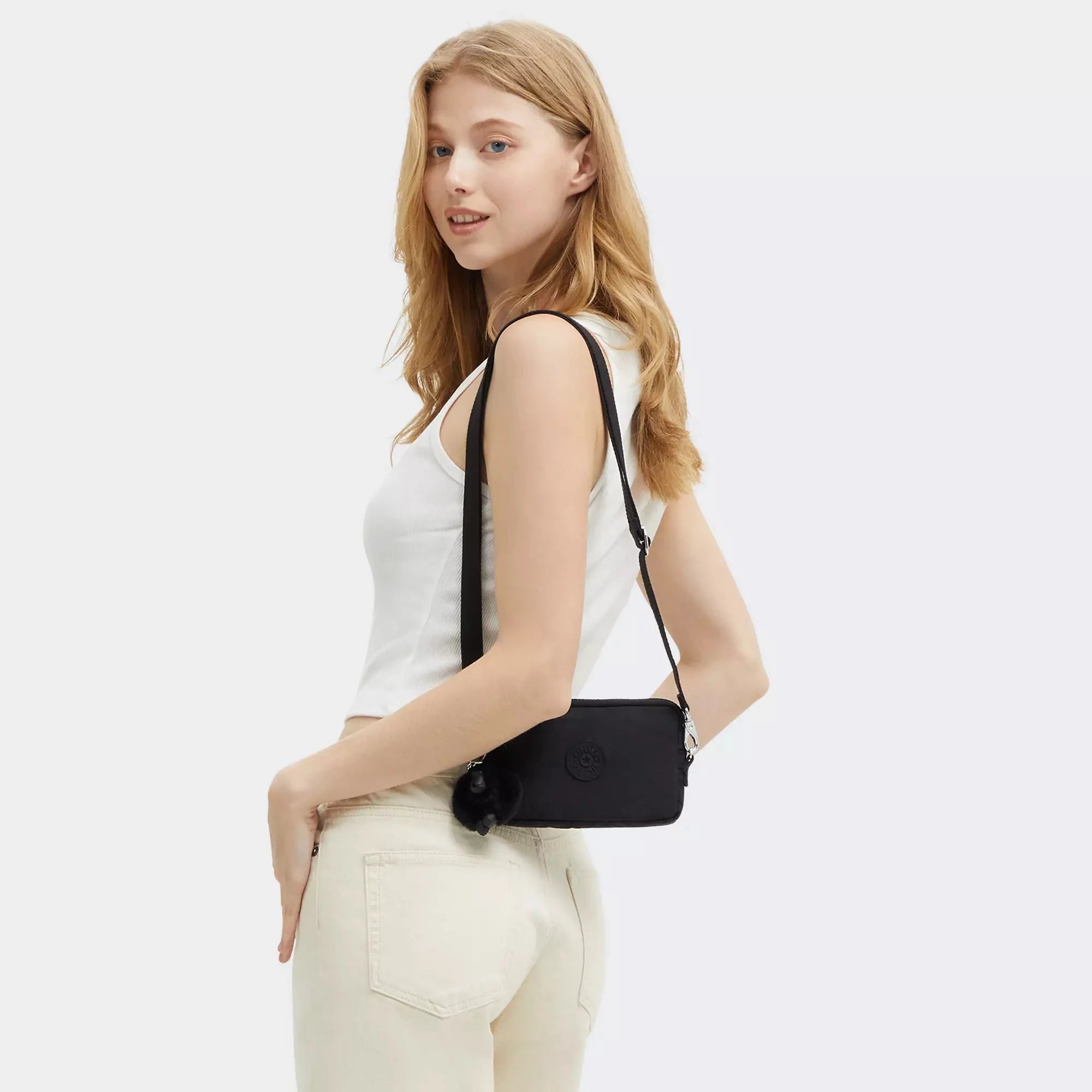 Kipling Limmo Crossbody Bag - Stylish & Lightweight Shoulder Purse for Women, Black Noir - Perfect for Travel, Work & Everyday Use