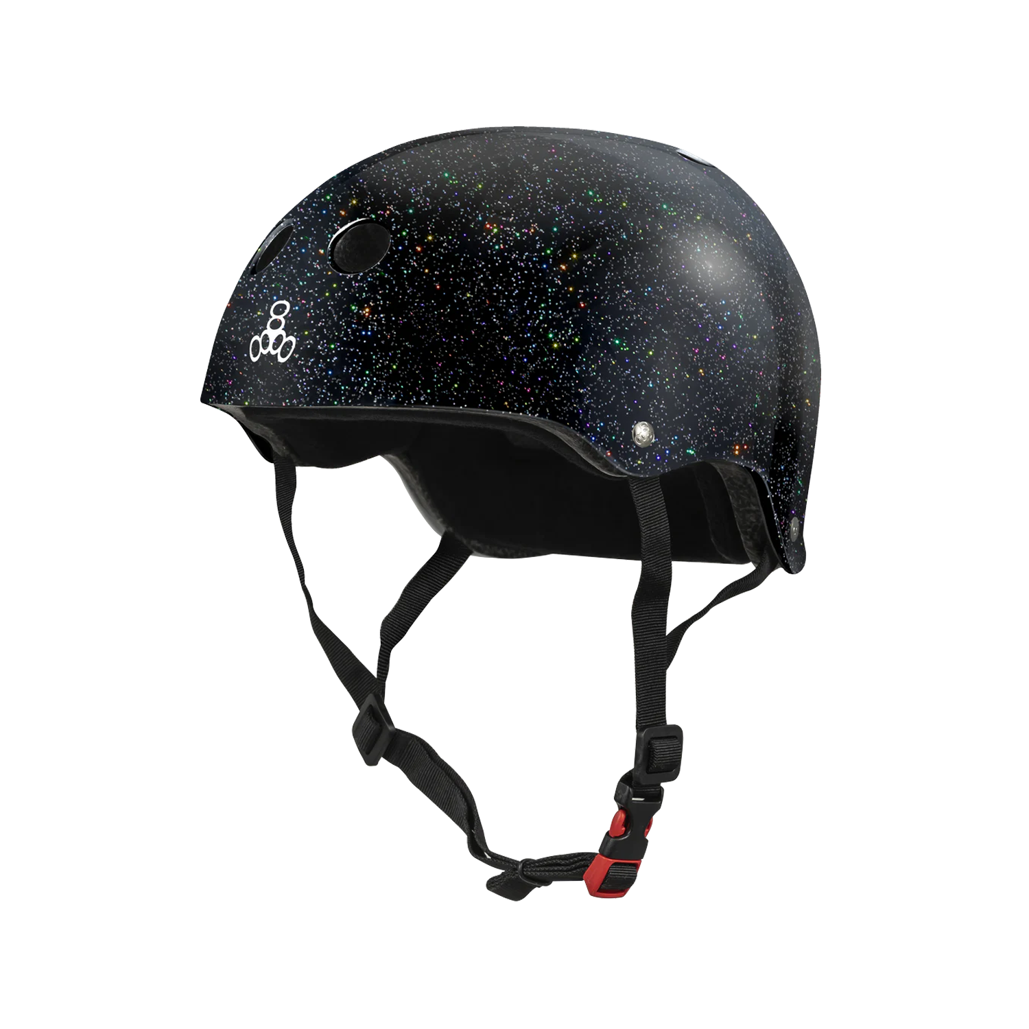 Certified Sweatsaver Black Glitter - Moisture-Wicking & Stylish Workout Headband for Running, Yoga, and Fitness