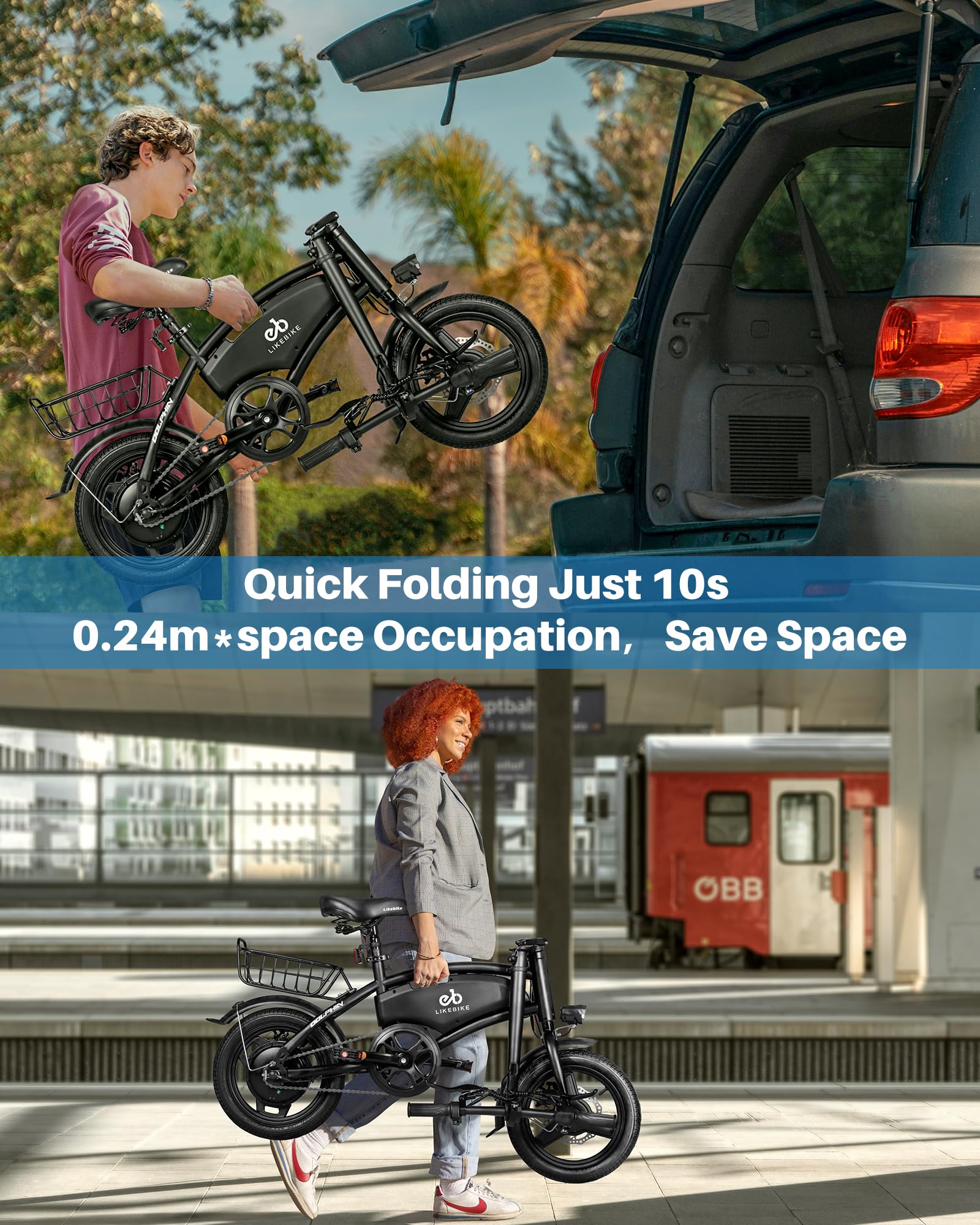 Foldable Electric Bike for Adults - 14