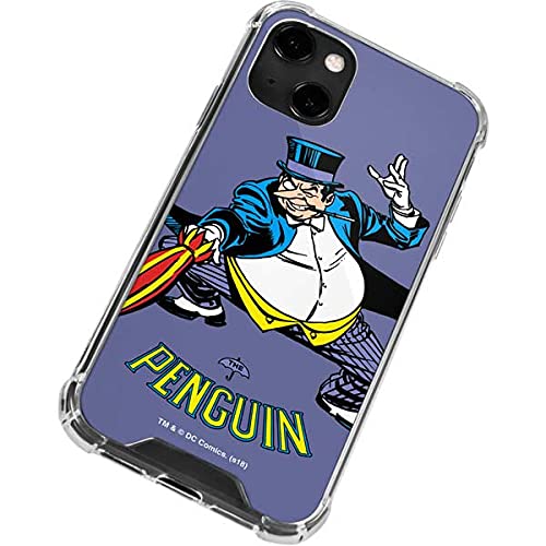 Skinit Clear Phone Case for iPhone 13 - Officially Licensed DC Comics The Penguin Portrait Design | Protective Cover for Everyday Use, Work & Travel