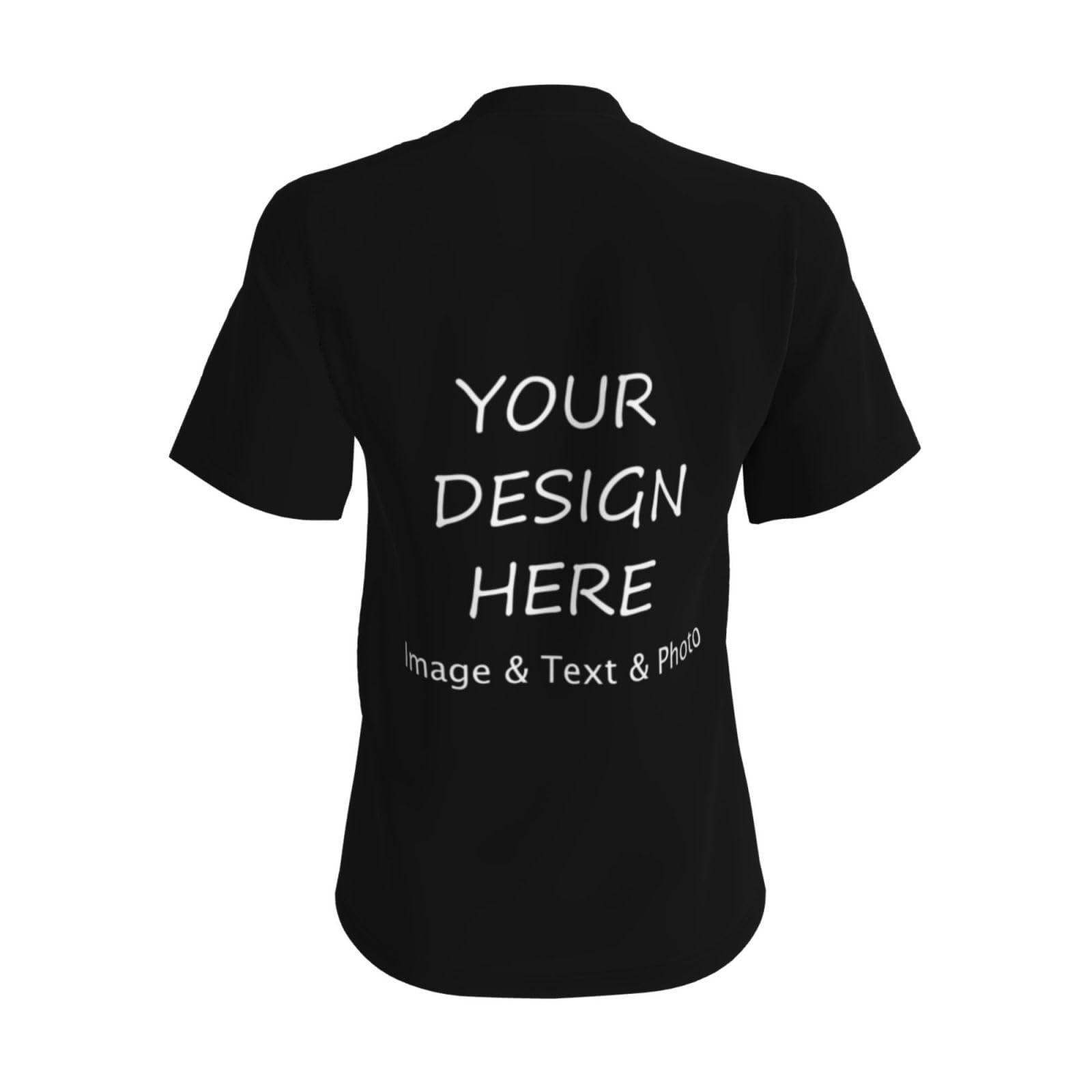 Custom Printed T-Shirts for Women - Personalized Photo/Text/Logo Tees - Unique Custom Gifts - 4-Sided Printing - Perfect for Birthdays, Anniversaries & Corporate Events