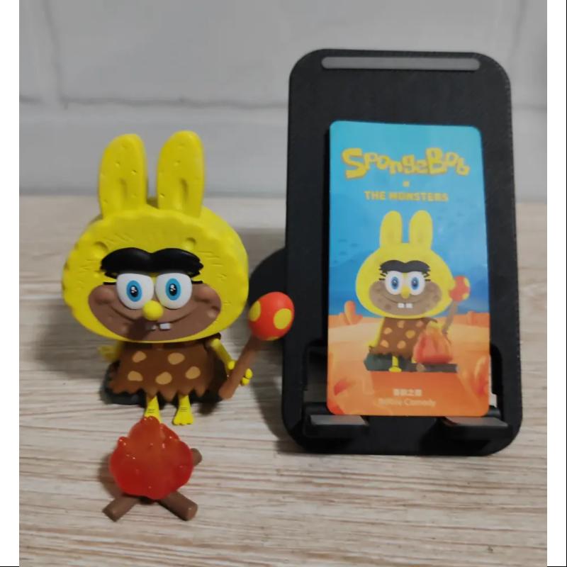 Labubu The Monsters x SpongeBob Series Before Comedy Action Figure - Collectible Vinyl Art Toy for Fans | Perfect for Display, Gifts, and SpongeBob Merchandise Collections