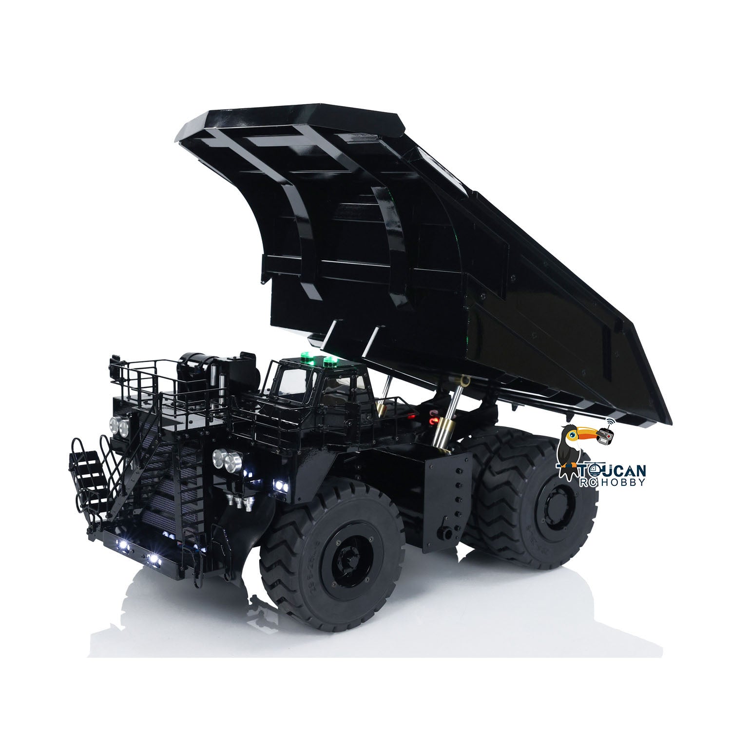 1:20 Scale 793D RC Hydraulic Mining Truck - Metal Remote Control Dump Truck with ESC & Servo Motor, Realistic Construction Vehicle Model for Adults & Kids - Perfect for Construction Site Play, STEM Learning & Hobby Collecting