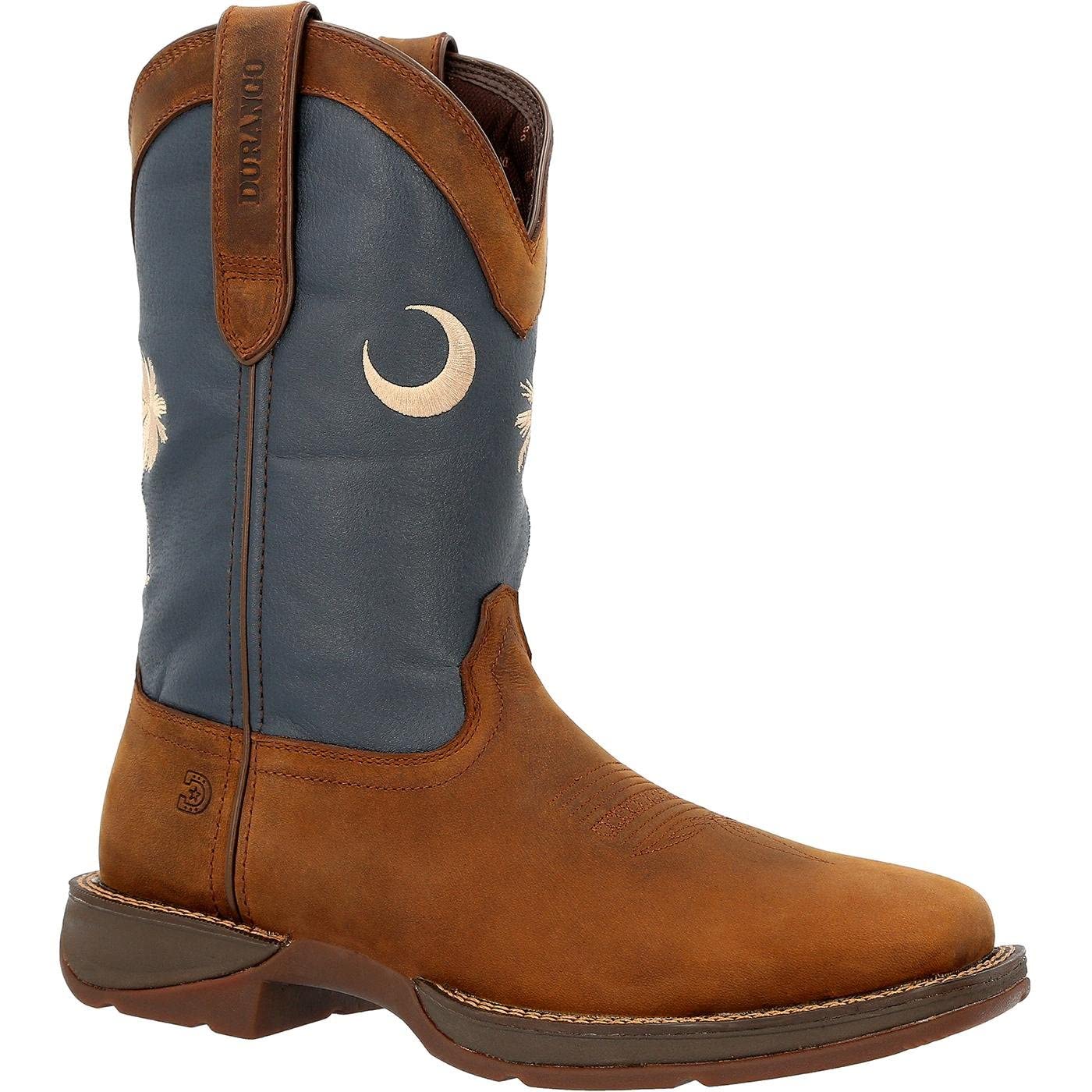 Durango Men's Rebel Western Boot - Genuine Leather Cowboy Boots for Men, Comfortable & Durable Riding Boots - Perfect for Rodeo, Country Music Festivals & Outdoor Adventures