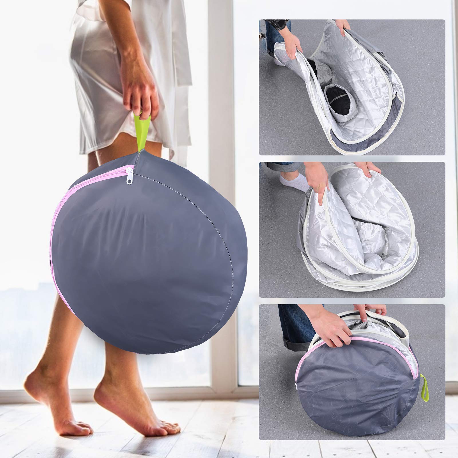 Portable Home Sauna - Foldable Steam Room Box for 1-2 People, Personal Spa Cabin with Steamer, Mobile Mini Full Body Sauna for Weight Loss & Relaxation - Perfect for Home Use, Gym, and Wellness Therapy