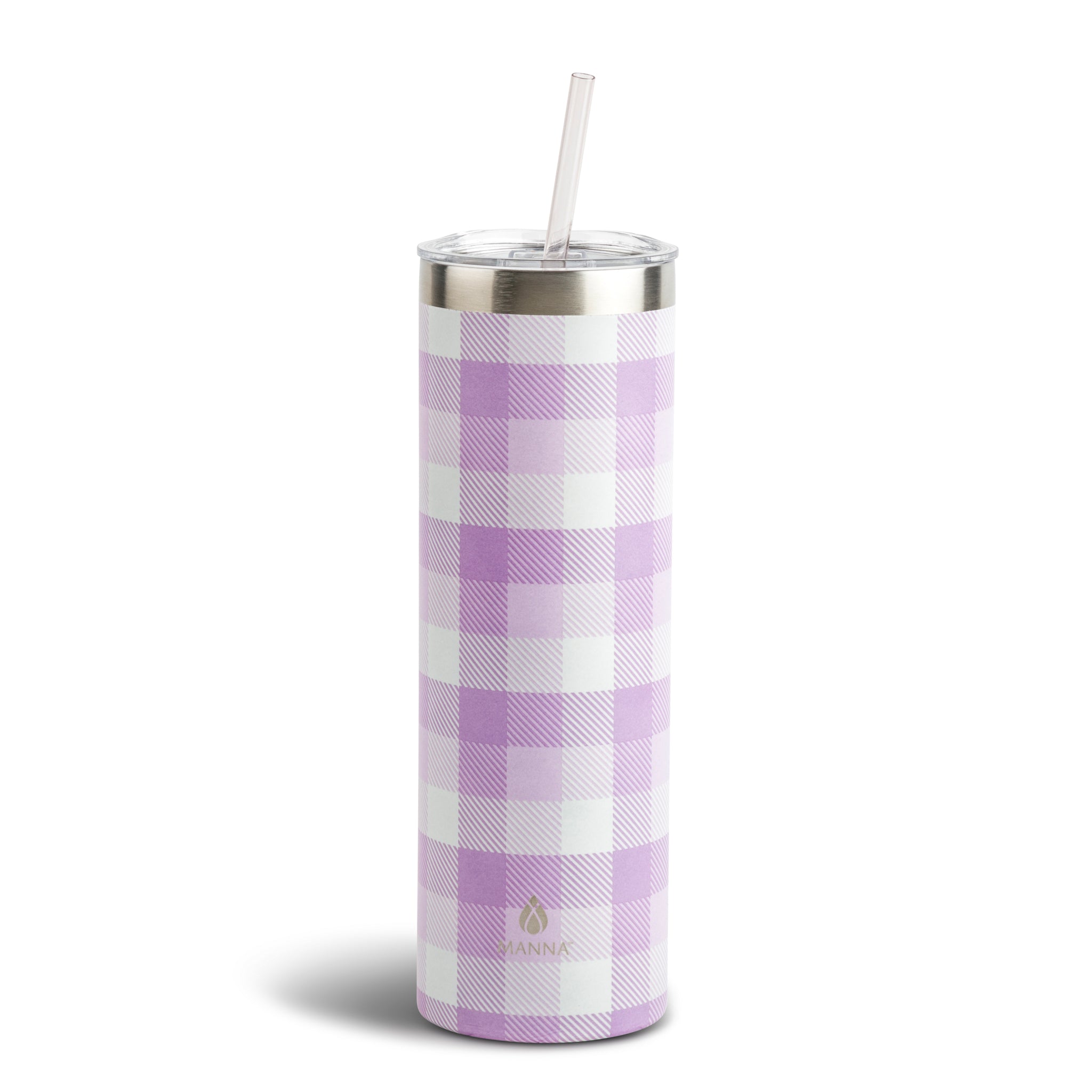 30 oz Skinny Tumbler with Lid and Straw - Insulated Stainless Steel Travel Mug for Hot & Cold Drinks - Perfect for Coffee, Tea, Water, Smoothies - Office, Gym, Hiking, Commuting