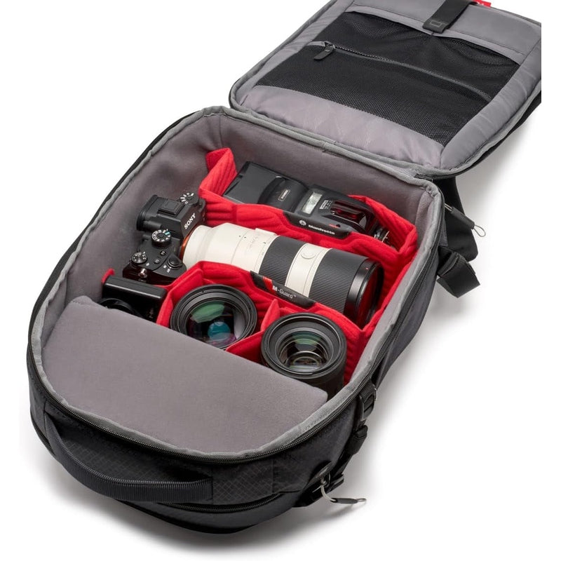 Manfrotto Pro Light Backloader Camera Backpack - Durable DSLR & Mirrorless Camera Bag with Padded Protection, Water-Resistant Design for Photographers & Travel - Perfect for Outdoor Shoots, Hiking & Air Travel
