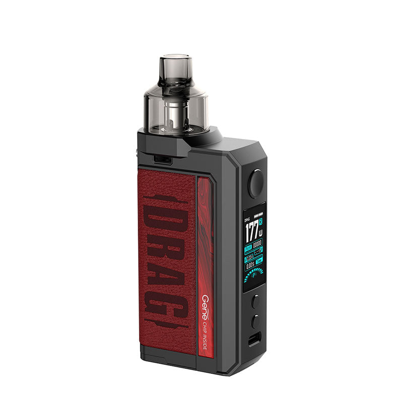 VOOPOO DRAG Max 177W Pod Mod Kit - High Power Vape Starter Kit with PnP Coil Technology | Perfect for Cloud Chasing & All-Day Vaping at Home or On-The-Go