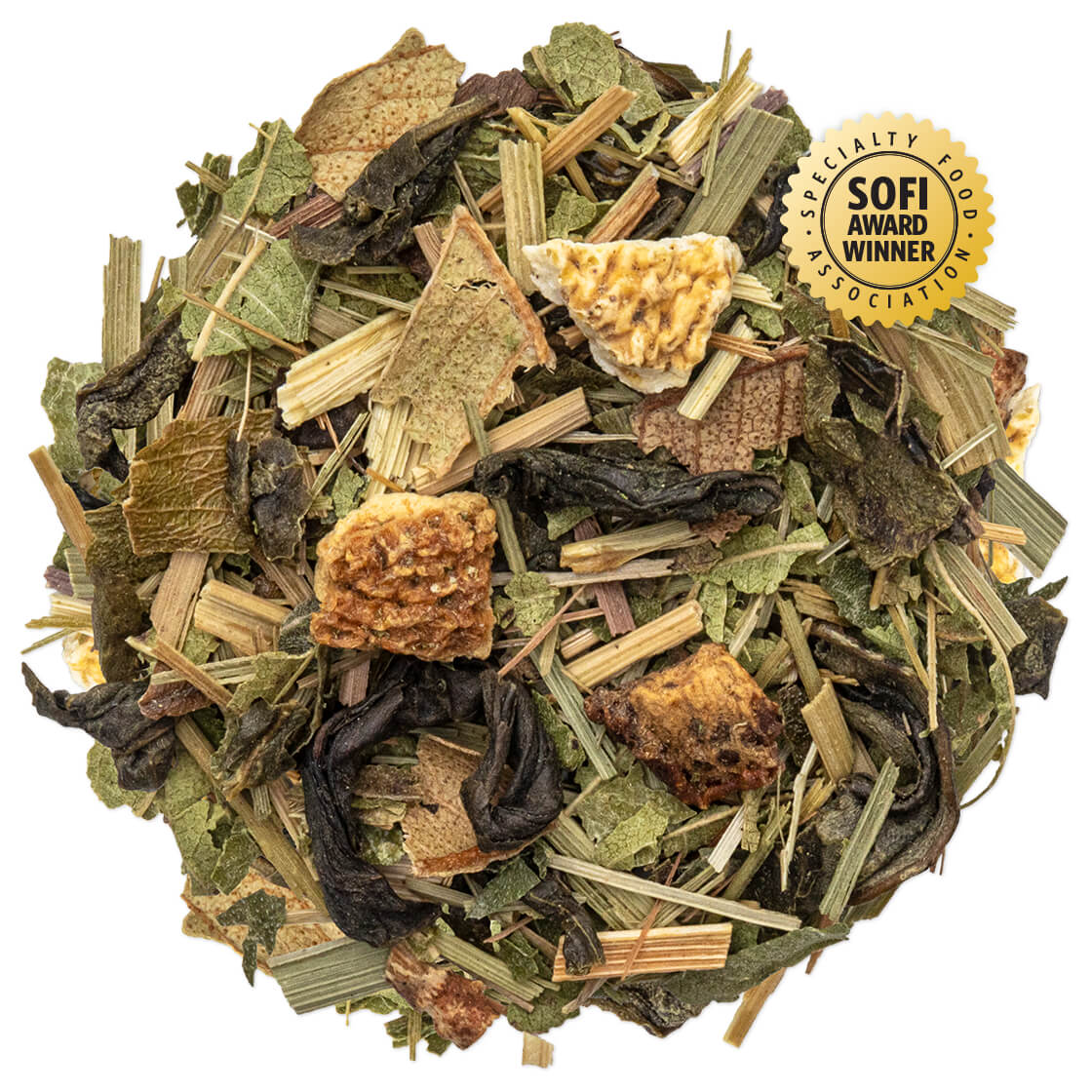 Refreshing Lemon Sorbet Tea - Natural Citrus Flavor Herbal Tea for Relaxation & Detox - Perfect for Afternoon Tea Time, Summer Refreshment & Wellness Moments