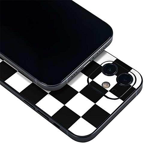 Skinit Custom Decal Skin for iPhone 12 - Checkerboard Split Design Protective Phone Cover | Perfect for Everyday Use, Travel & Personalization