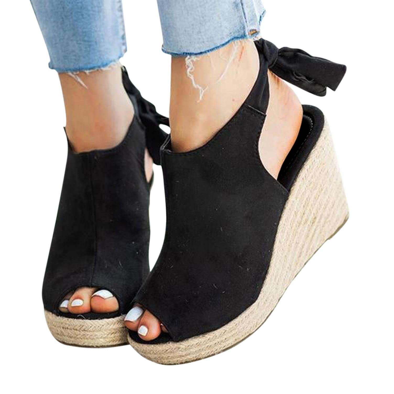 Women's Chunky Platform Sandals with Studs - Slip On Breathable Flatform Shoes for Women - Perfect for Summer Outfits, Beach Vacations & Mother's Day Gifts