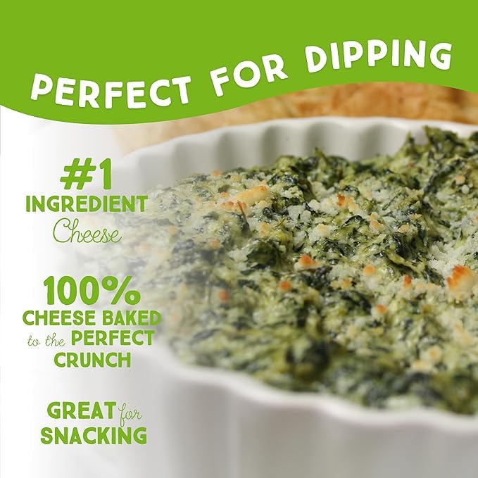 Whisps Parmesan Cheese Crisps - High Protein, Low Carb, Gluten Free Keto Snacks | Healthy Protein Chips for Weight Loss & Diet | Perfect for Office Snacking, School Lunches & On-the-Go Nutrition (2.12 Oz, 3 Pack)
