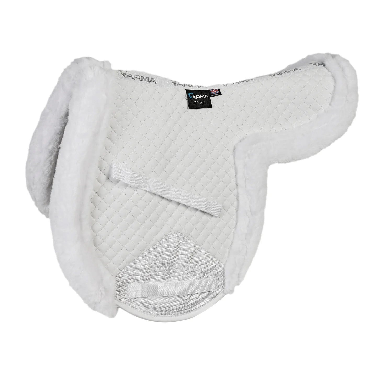 Arma SupaFleece Rimmed Shaped Saddle Pad - Premium Equestrian Riding Pad for Horses - Perfect for Training, Dressage & Show Jumping