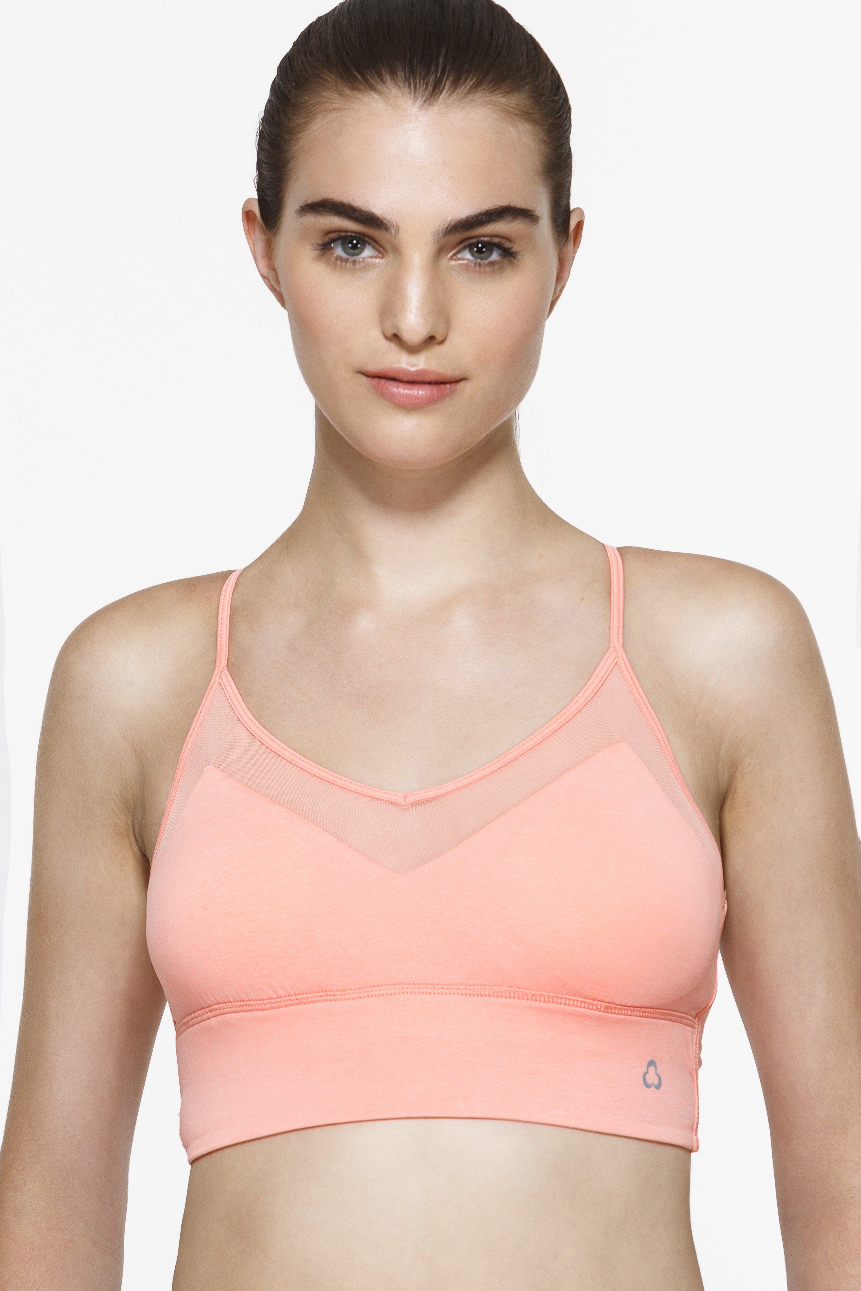 Lacey Heart Light Impact Bra - Comfortable Support for Yoga, Running & Workouts - Breathable & Stylish Activewear for Women