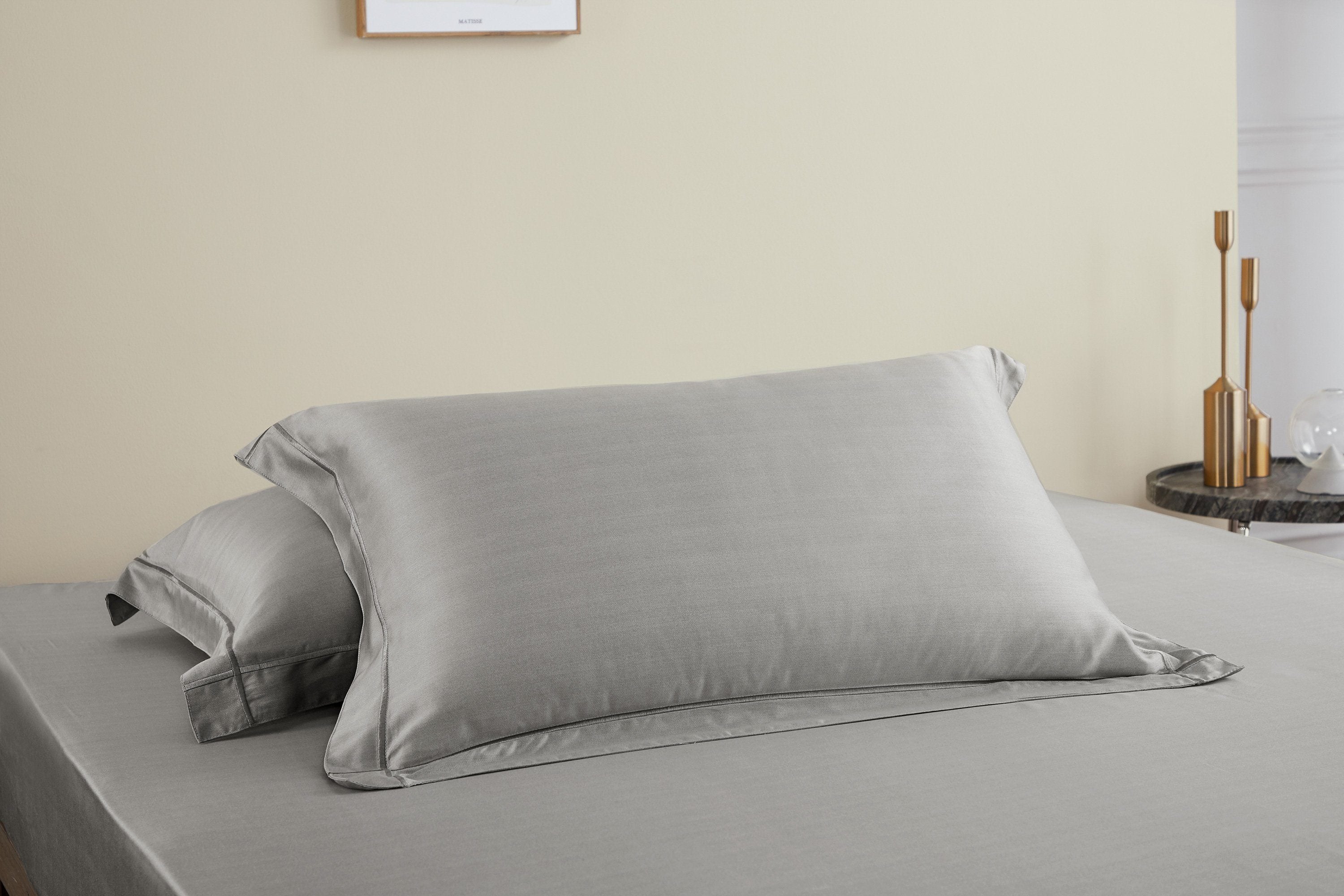 Premium TENCEL™ Quilt Cover Set - Soft Gilden Lined Bedding for Luxurious Comfort | Perfect for Master Bedroom, Guest Room & Hotel Suite Decor