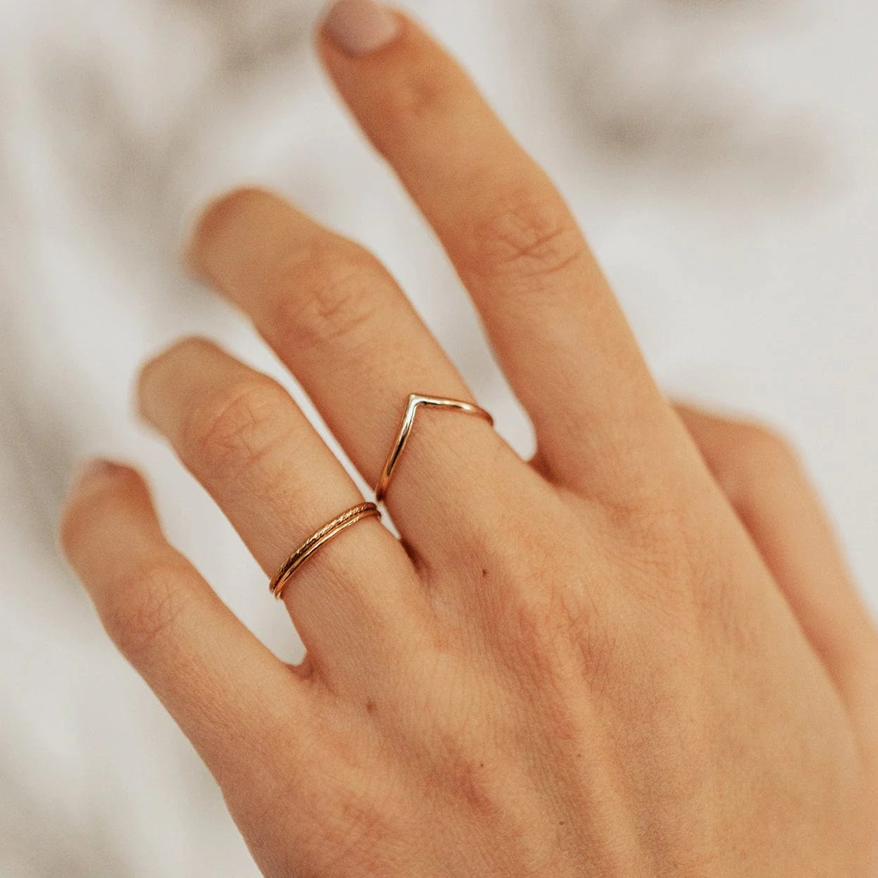 14K Gold Filled Peak Ring for Women - Elegant Stackable Statement Jewelry for Everyday Wear & Special Occasions