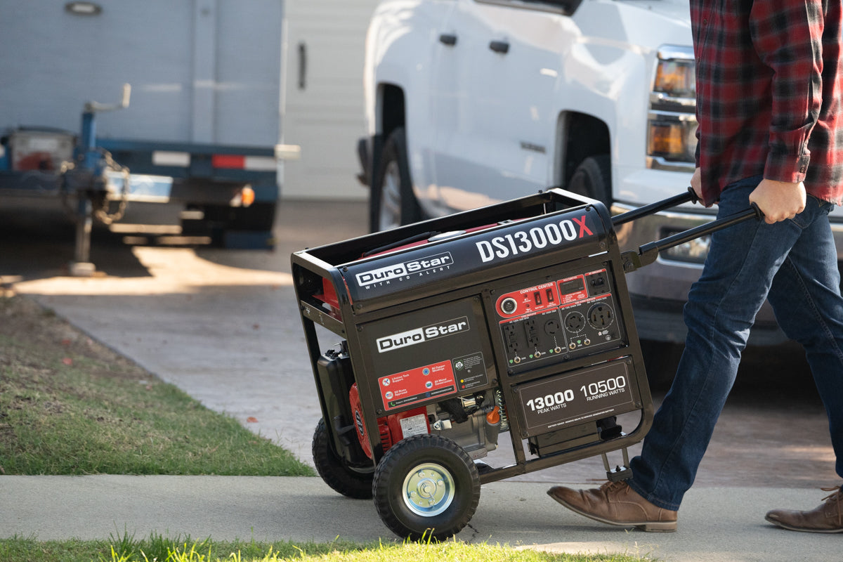 13,000 Watt Portable Gasoline Generator with CO Alert - Reliable Backup Power for Home, Camping & Emergency Use