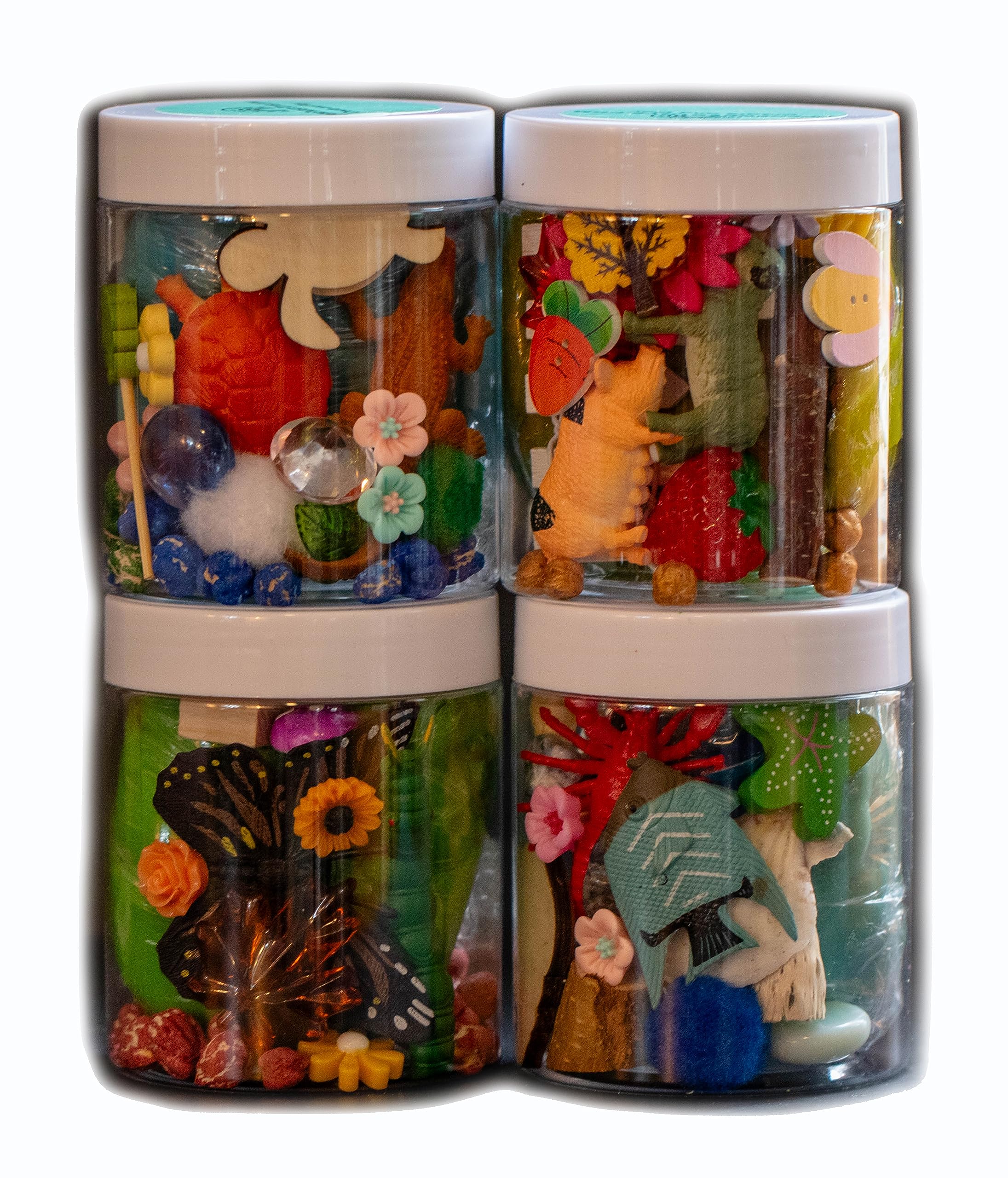 **Eco-Friendly Play Dough Kit for Kids – Sensory Play Dough Set, Ocean-Themed, Non-Toxic & Travel-Friendly – Perfect for Birthday Party Favors, Travel Activities & Sensory Play**