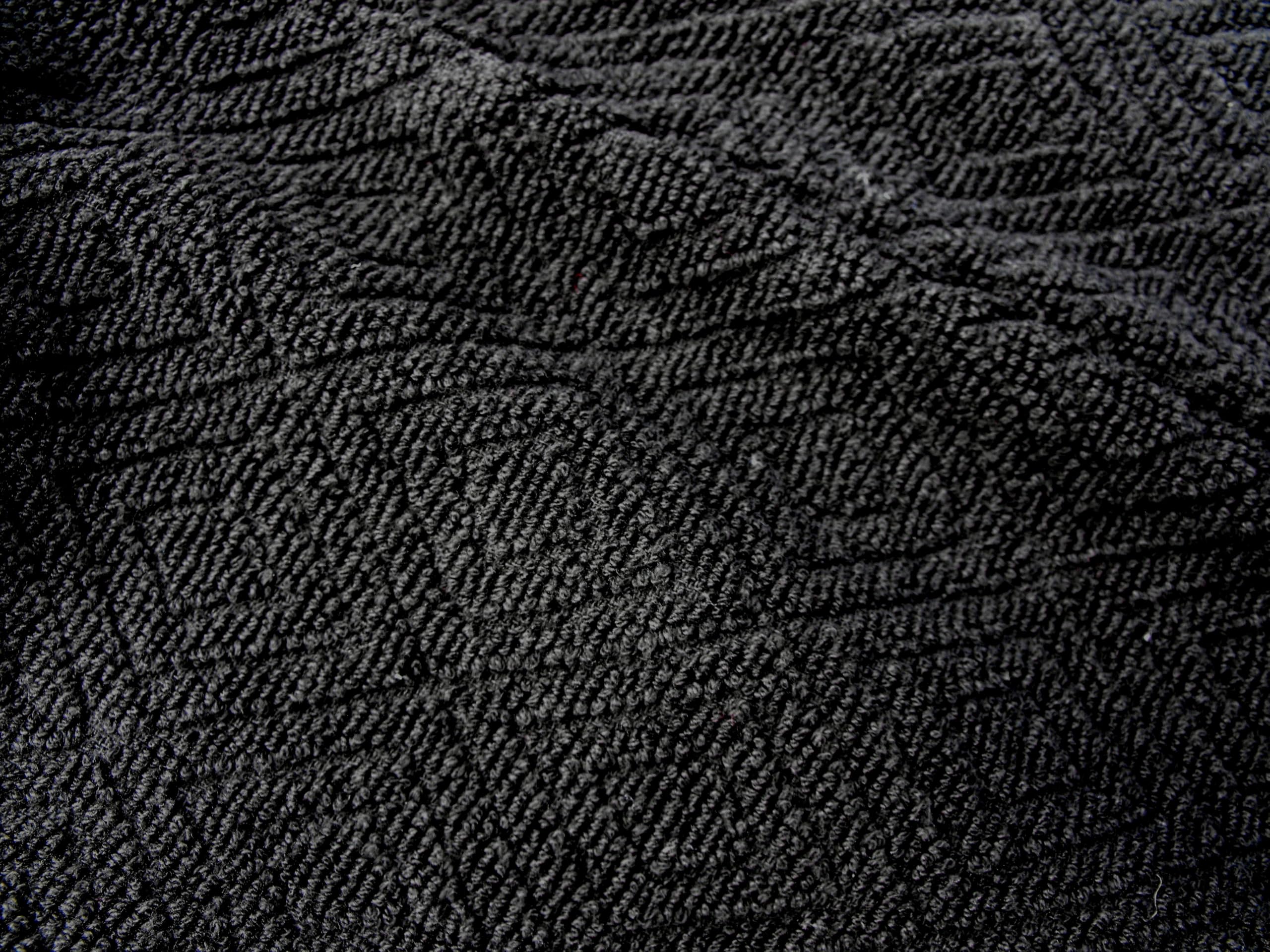 Premium Solid Terry Cloth Kitchen Towels - Set of 2 Black Crochet Top Hanging Dish Towels for Drying Hands & Dishes - Ideal for Kitchen, Bathroom & Household Cleaning