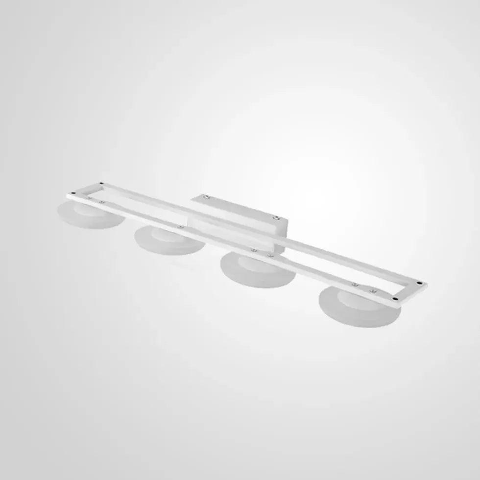 White Cylinder Bathroom Wall Sconce - Modern LED Vanity Light for Bathroom Mirror, Shower, and Makeup Area - Dimmable Waterproof Fixture for Home Decor