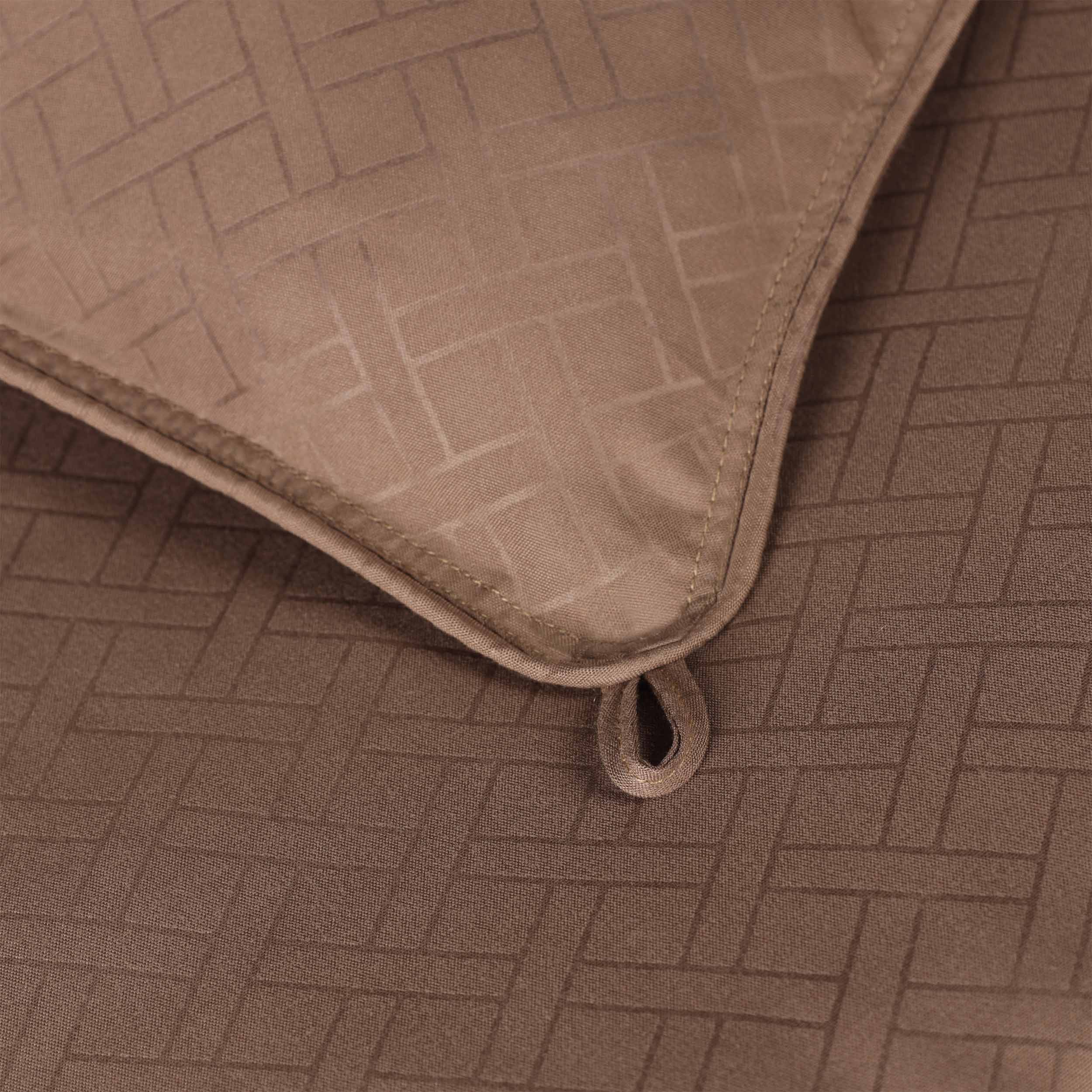 Luxury Basketweave Plush Down Alternative Comforter - Hypoallergenic & Breathable All-Season Bedding for Master Bedroom, Guest Room & Dorm
