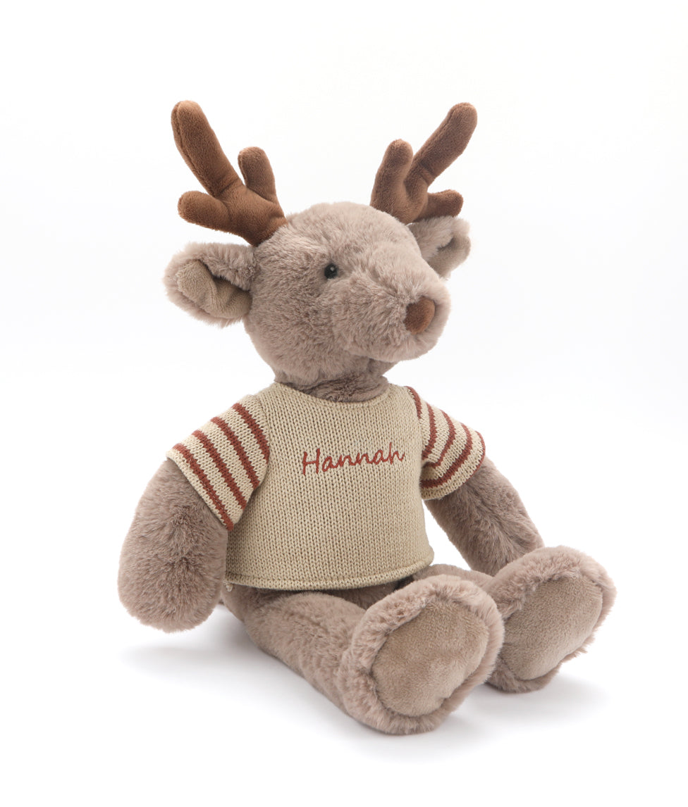 Personalized Rudy the Reindeer Christmas Ornament - Custom Holiday Decor for Tree, Gift & Festive Home Decoration