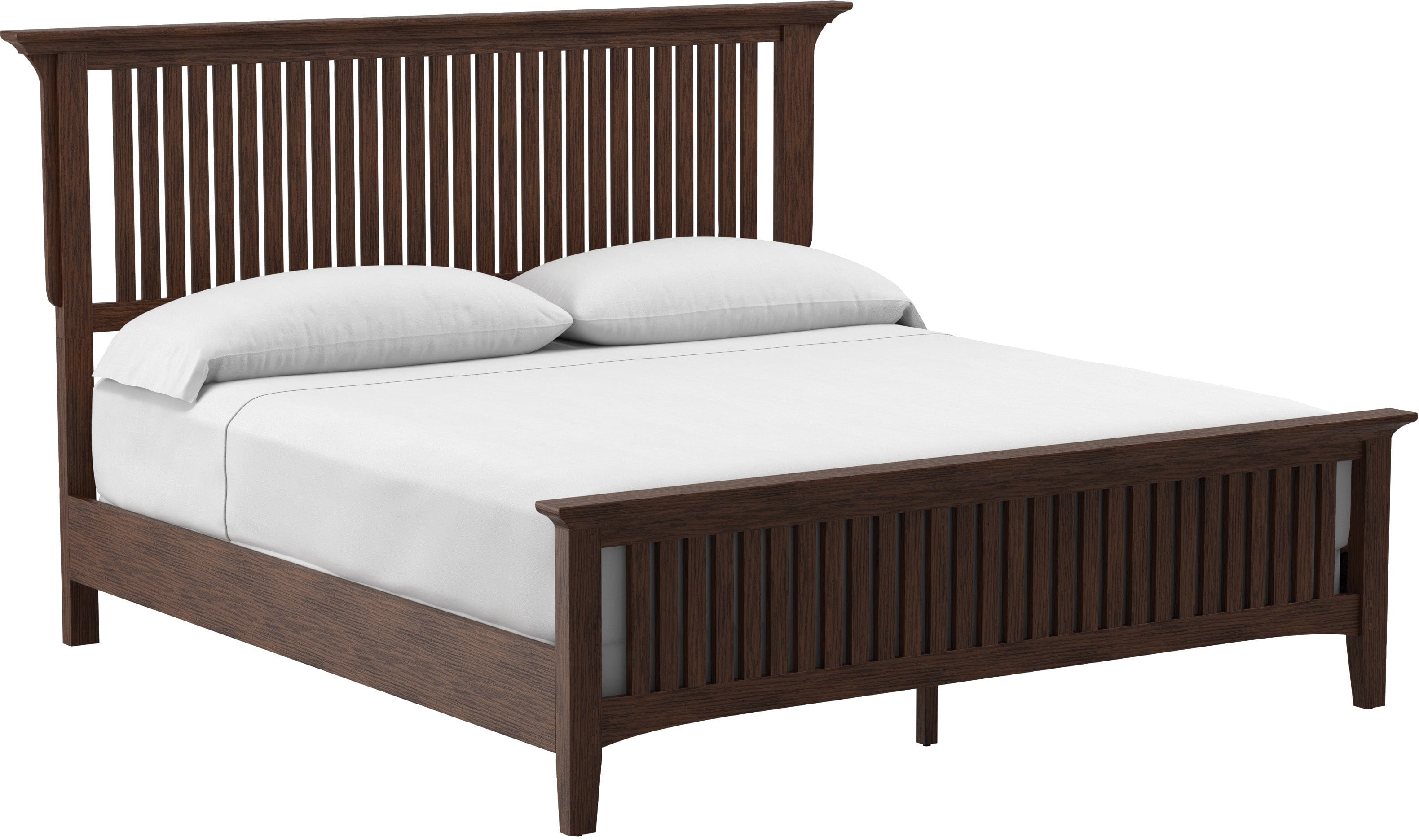 Office Star Modern Mission King Bed Set 3-Piece Set [BP 4201 300K] - Premium Bedroom Furniture for Home & Office Comfort