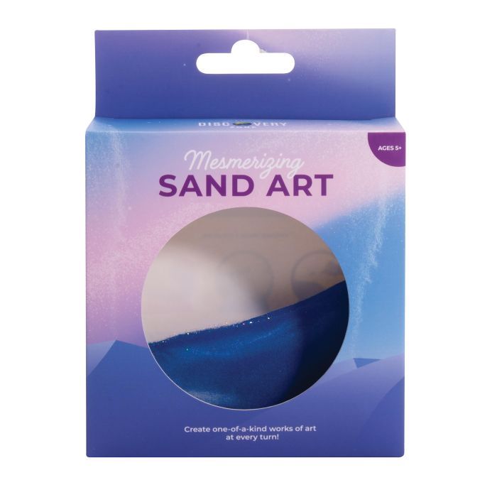 Discovery Zone Mesmerising Sand Art Kit - Creative Sensory Play for Kids & Stress Relief for Adults - Perfect for Home, Classroom & Therapy Use