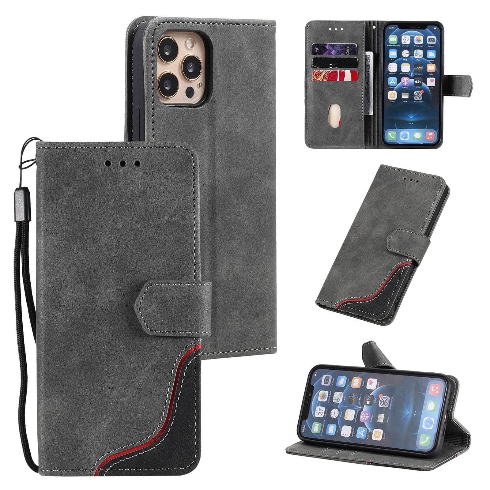 Samsung Galaxy S22 Plus Wallet Case with Card Holder & Kickstand - Slim Protective Cover for Daily Use, Travel & Business (Black)