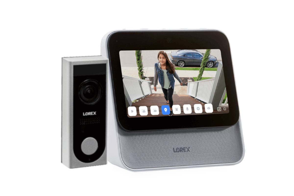 Lorex Smart Home Security System with HD Video Doorbell Camera - Monitor & Protect Your Home 24/7 for Indoor & Outdoor Safety