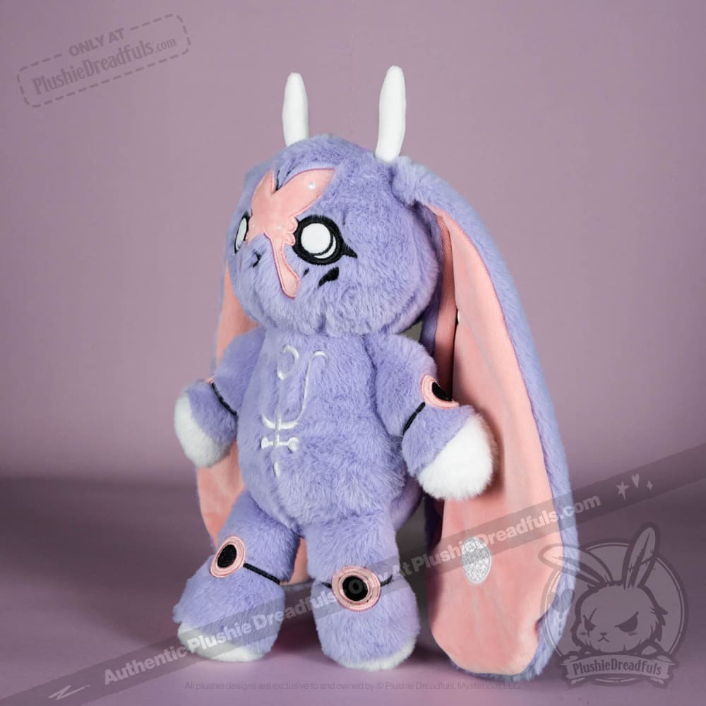 Plushie Dreadfuls Lupus Rabbit Stuffed Animal - Soft Cuddly Plush Toy for Kids & Adults, Perfect for Gifts, Comfort, and Lupus Awareness
