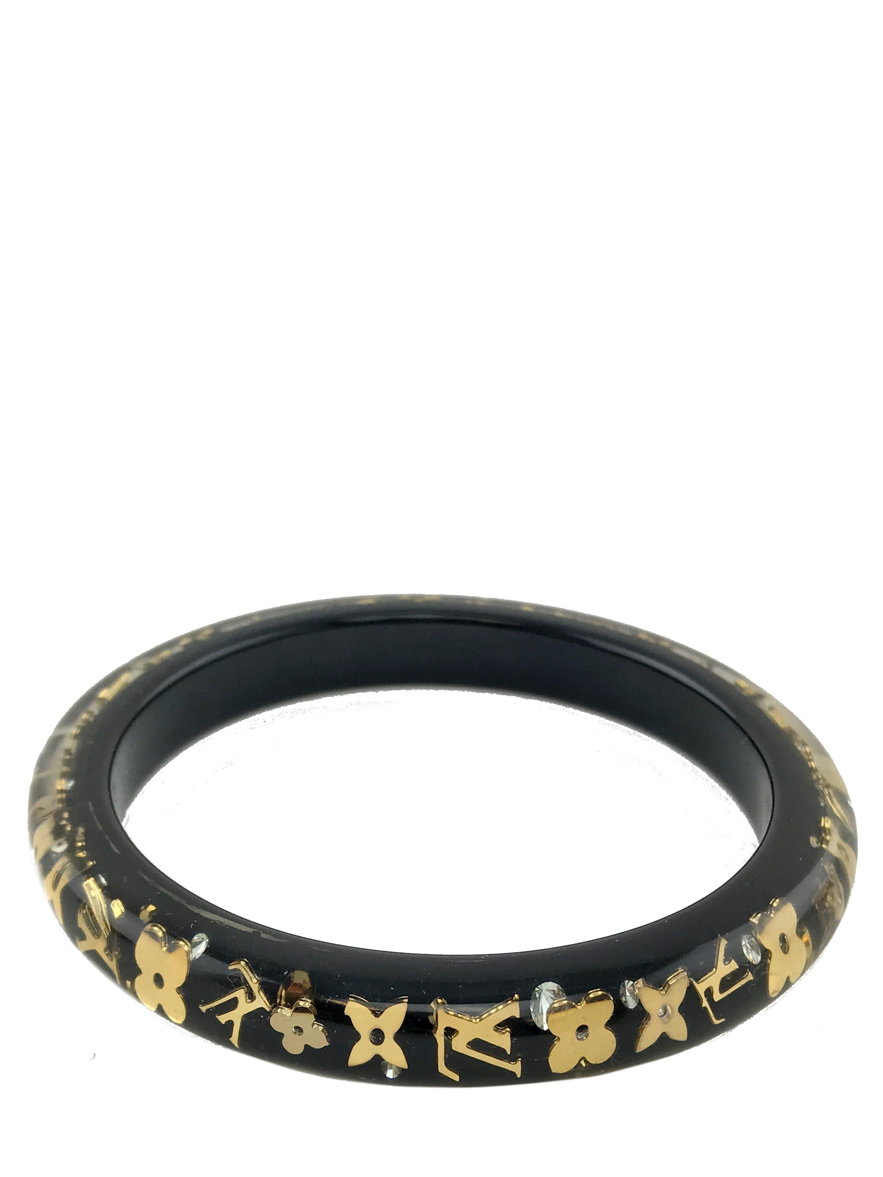 Authentic Louis Vuitton Monogram Lucite Inclusion Bracelet - Luxury Fashion Jewelry for Women - Perfect for Parties, Weddings & Special Occasions