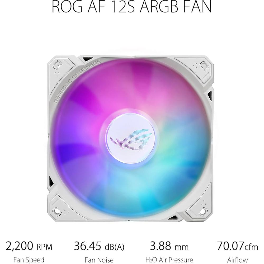 ASUS ROG Ryuo III 240mm ARGB White Liquid CPU Cooler - Premium AIO Cooling for Gaming PCs & High-Performance Workstations