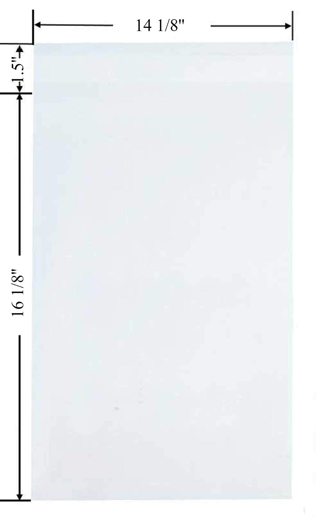 300 Pack Self Sealing Clear Plastic Bags - 2mil Thick OPP Pouches for Storage, Shipping & Packaging (12 1/8