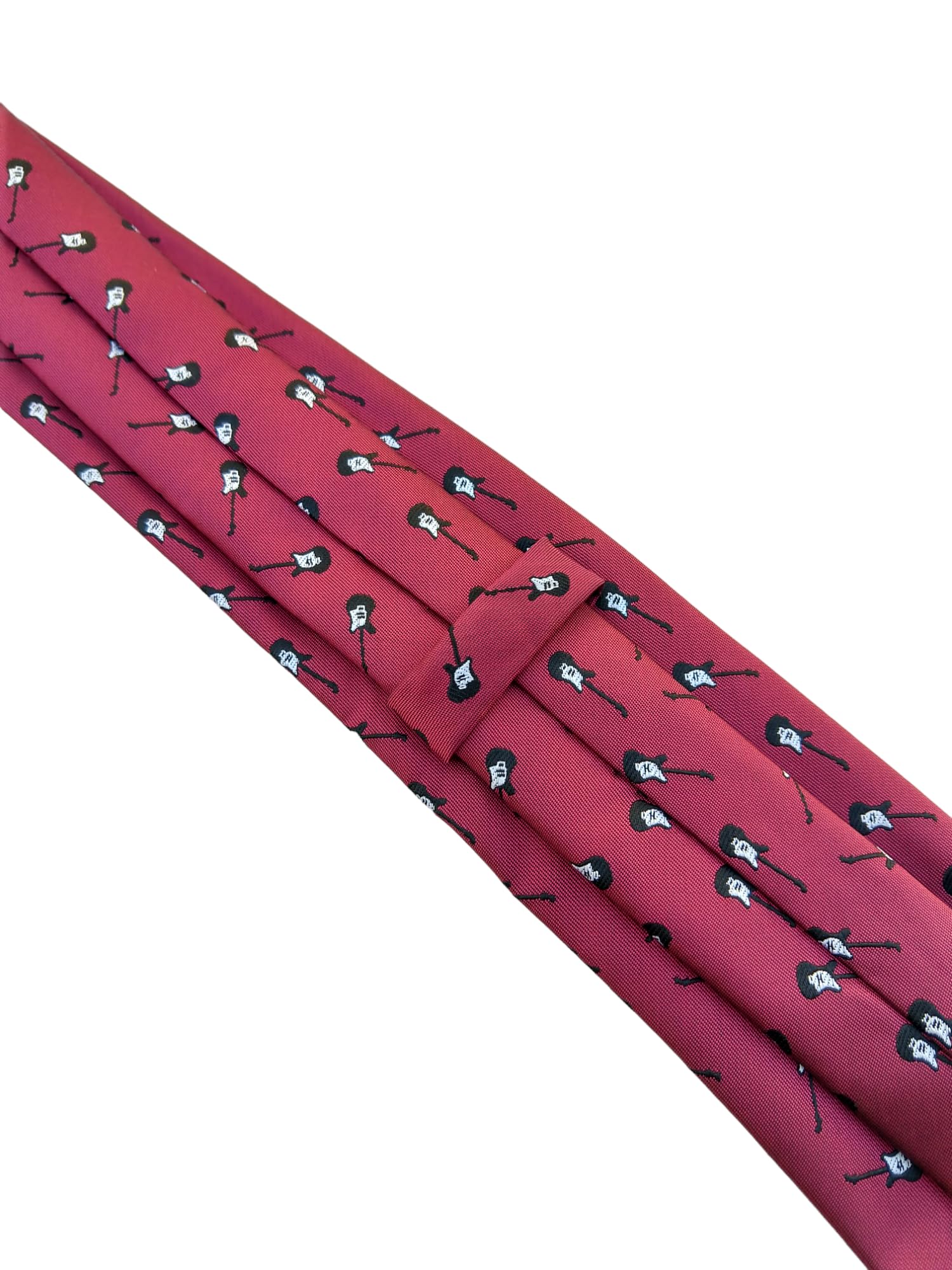 Stylish Guitar Tie for Men - Perfect Gift for Guitarists & Bassists - Electric Guitar Necktie for Musicians & Music Lovers - Ideal for Concerts, Gigs, and Music-Themed Events