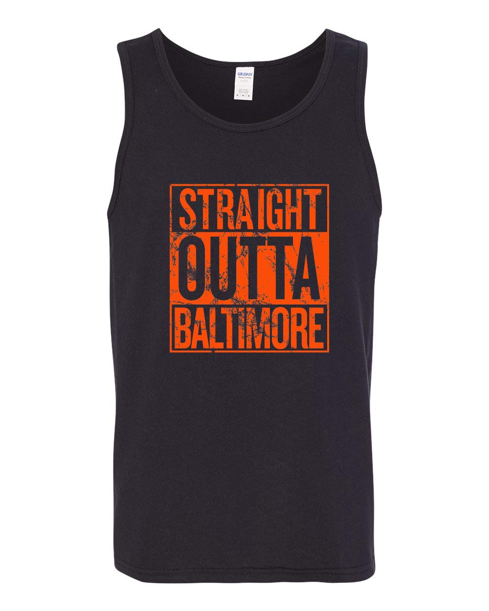 Straight Outta Arizona ARI Fan Graphic Tank Top for Men - Fantasy Baseball Sports Apparel for Game Day, Summer Outfits & Fan Gear