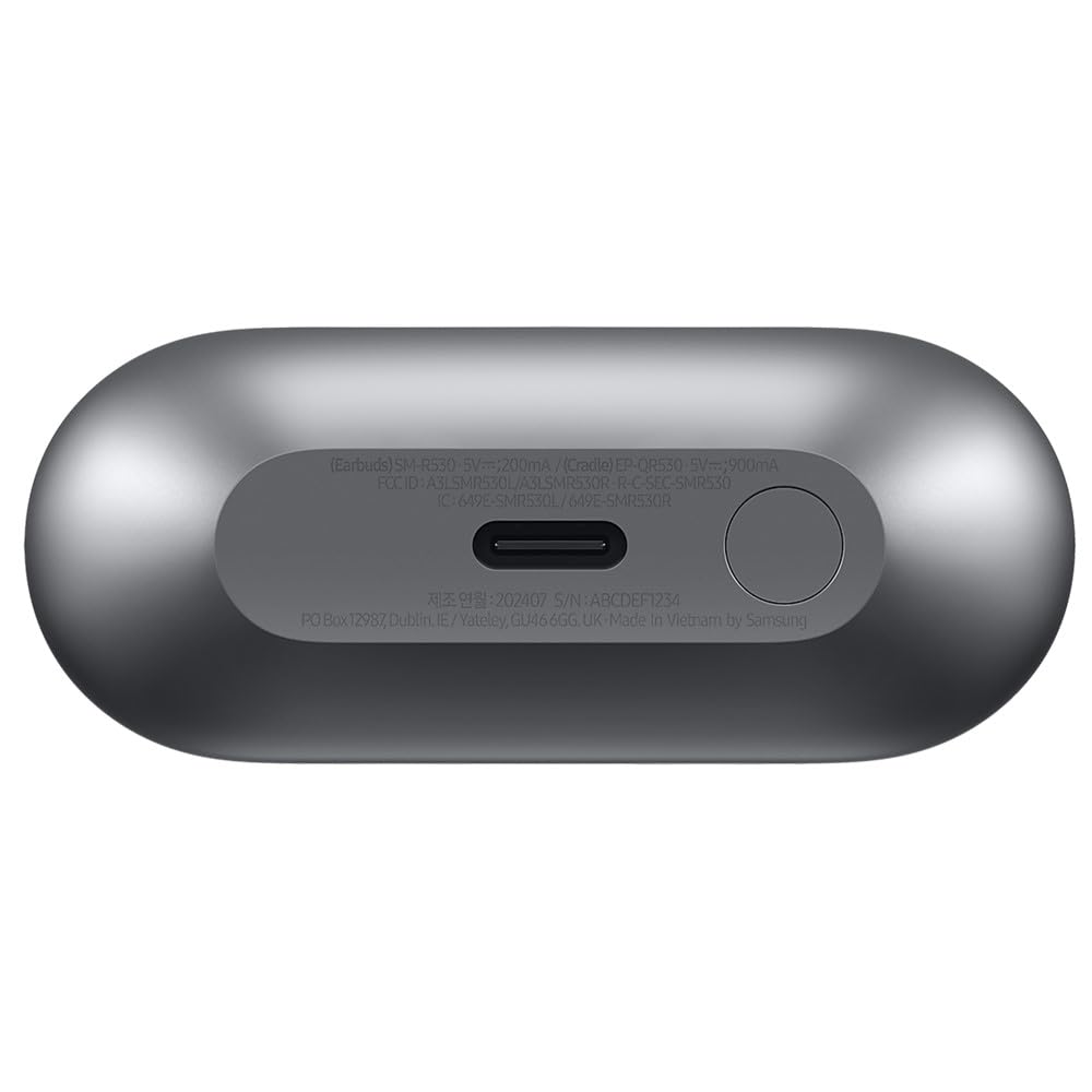 SAMSUNG Galaxy Buds3 (2024) Wireless Bluetooth Earbuds with ANC, AI Real-Time Translation, Hi-Fi Sound & Water Resistance - Touch Control Noise Cancelling Earbuds for Travel, Workouts & Conference Calls (Silver, International Model)