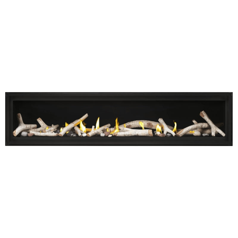 Napoleon Luxuria 74 Linear Direct Vent Gas Fireplace - LVX74NX | Modern Home Heating Solution for Living Rooms & Patios