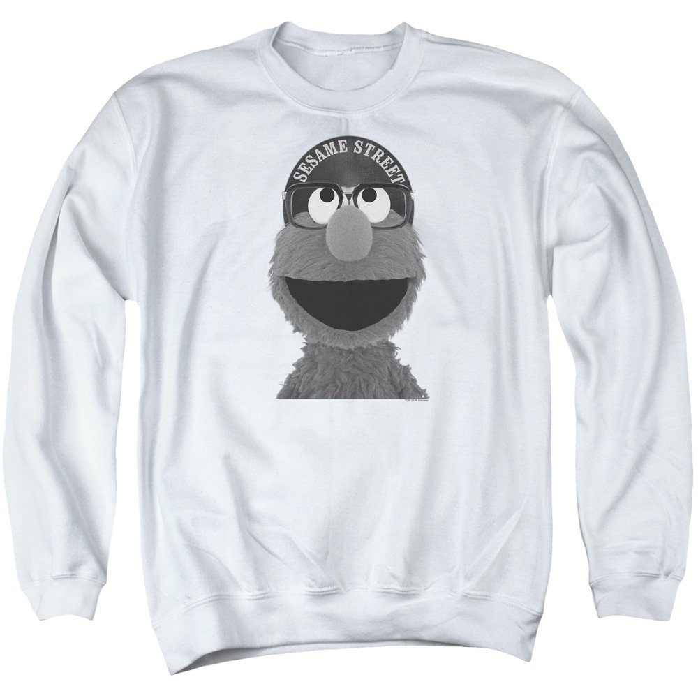 Sesame Street Elmo Lee Unisex Adult Crewneck Sweatshirt - Soft Cotton Pullover for Men & Women - Casual Wear, Gift for Fans, Lounge & Street Style Fashion