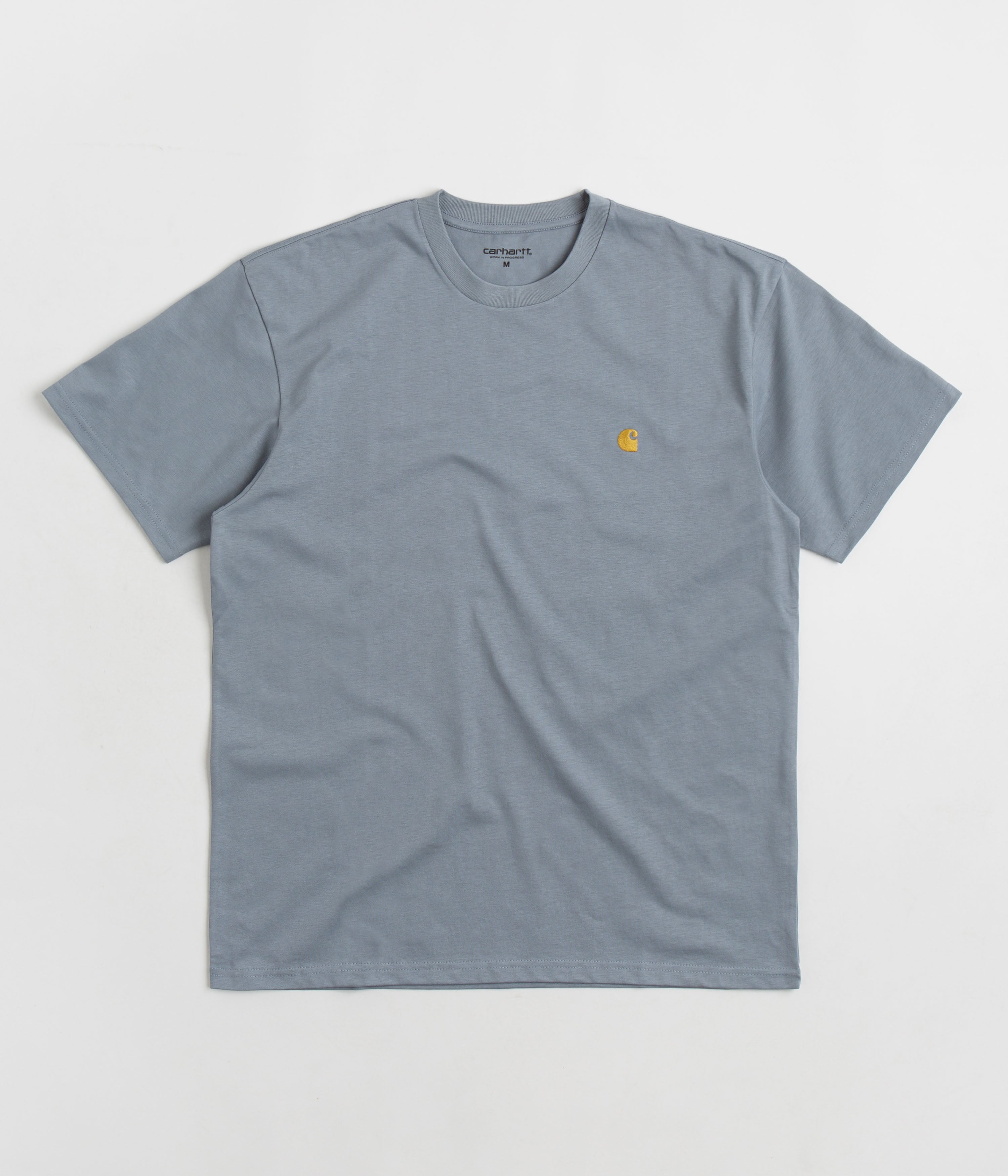 Carhartt Chase T-Shirt for Men - Mirror Gold Graphic Print Casual Tee - Perfect for Streetwear, Workwear & Everyday Outfits