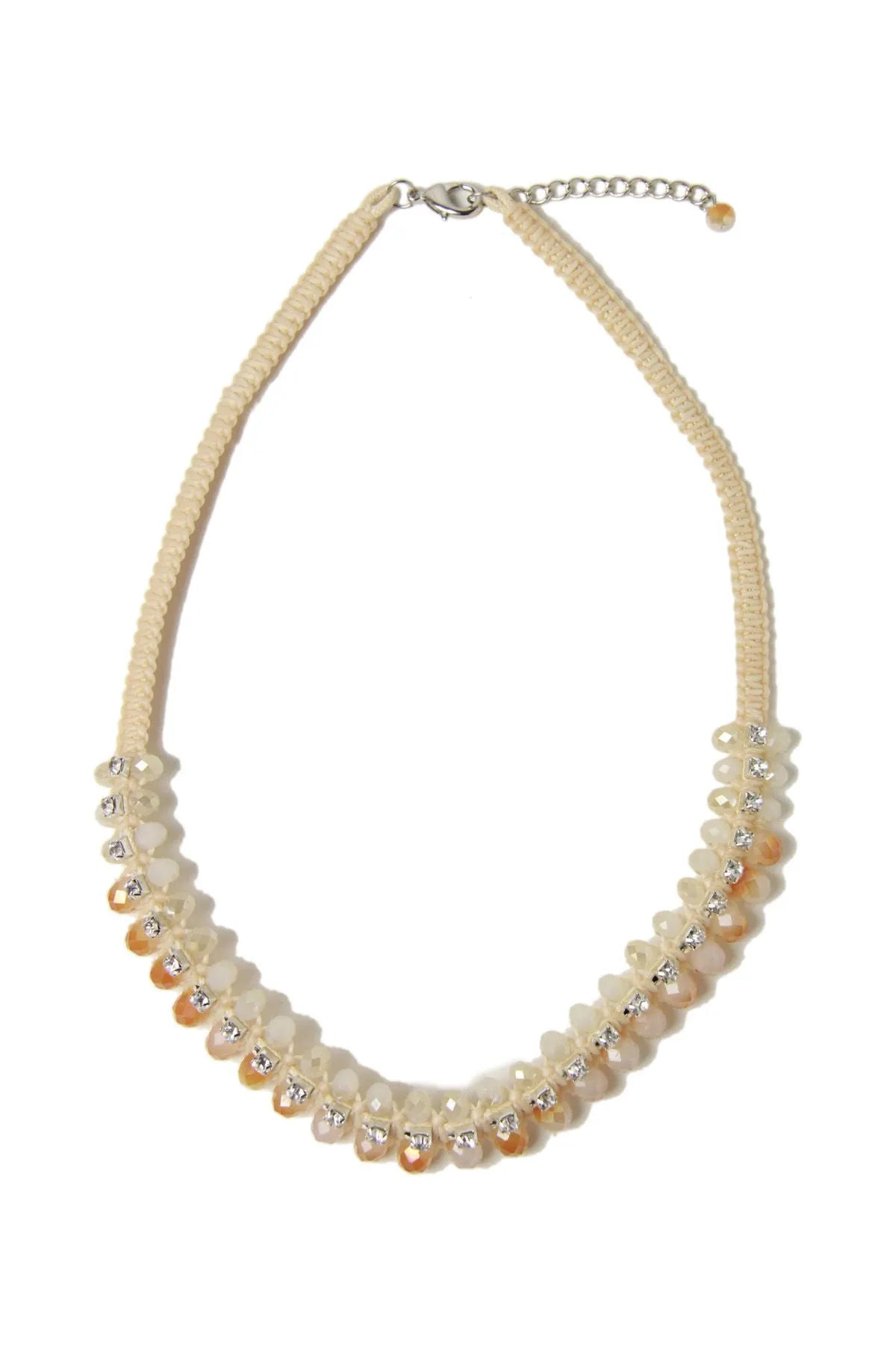 Gabrielle Peach Pendant Necklace - Elegant Gold Plated Jewelry for Women, Perfect for Parties, Weddings & Everyday Wear