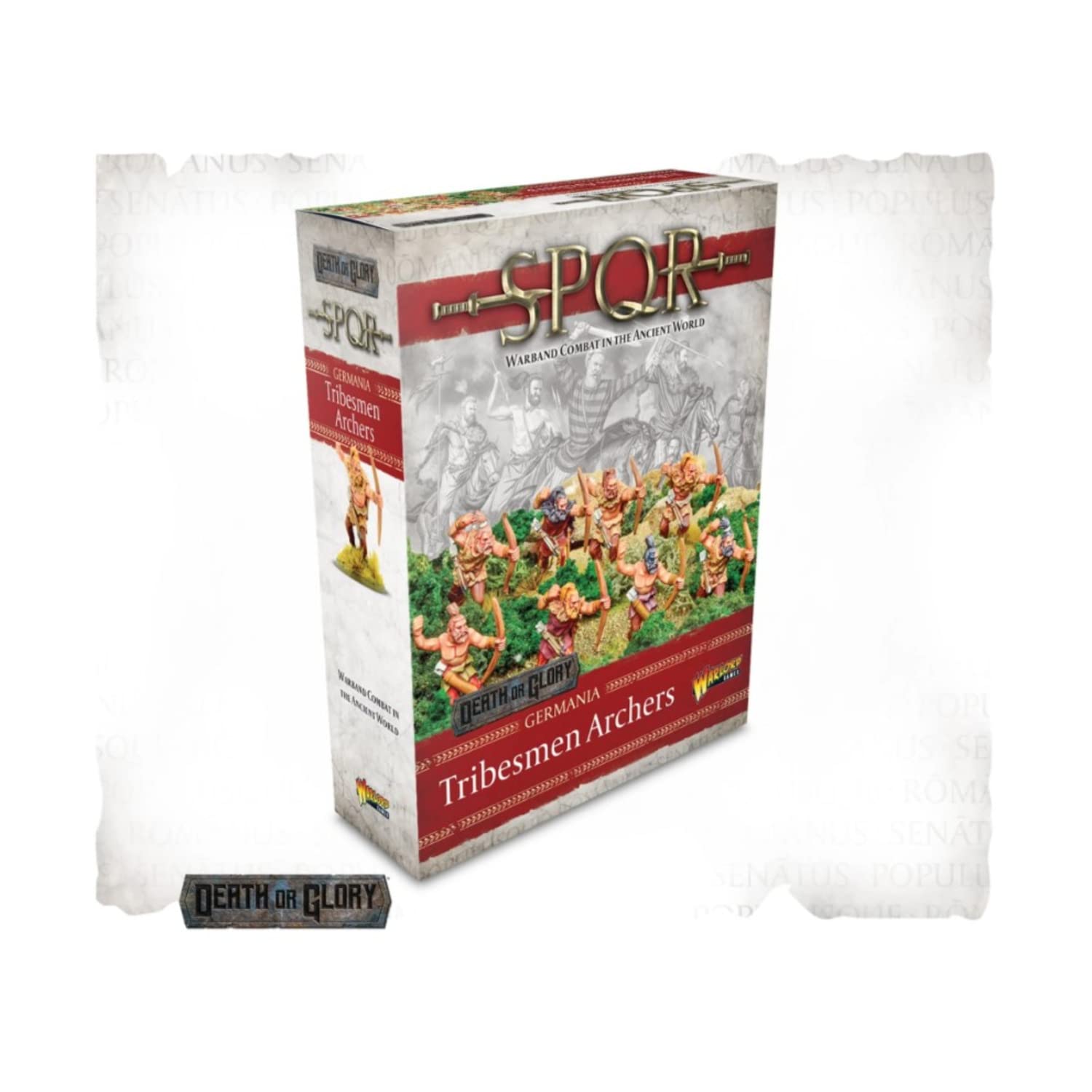 Warlord Games SPQR: Germania Tribesmen Archers - 28mm Historical Miniatures for Wargaming & Tabletop Battles - Perfect for Ancient Rome Themed Games and Dioramas