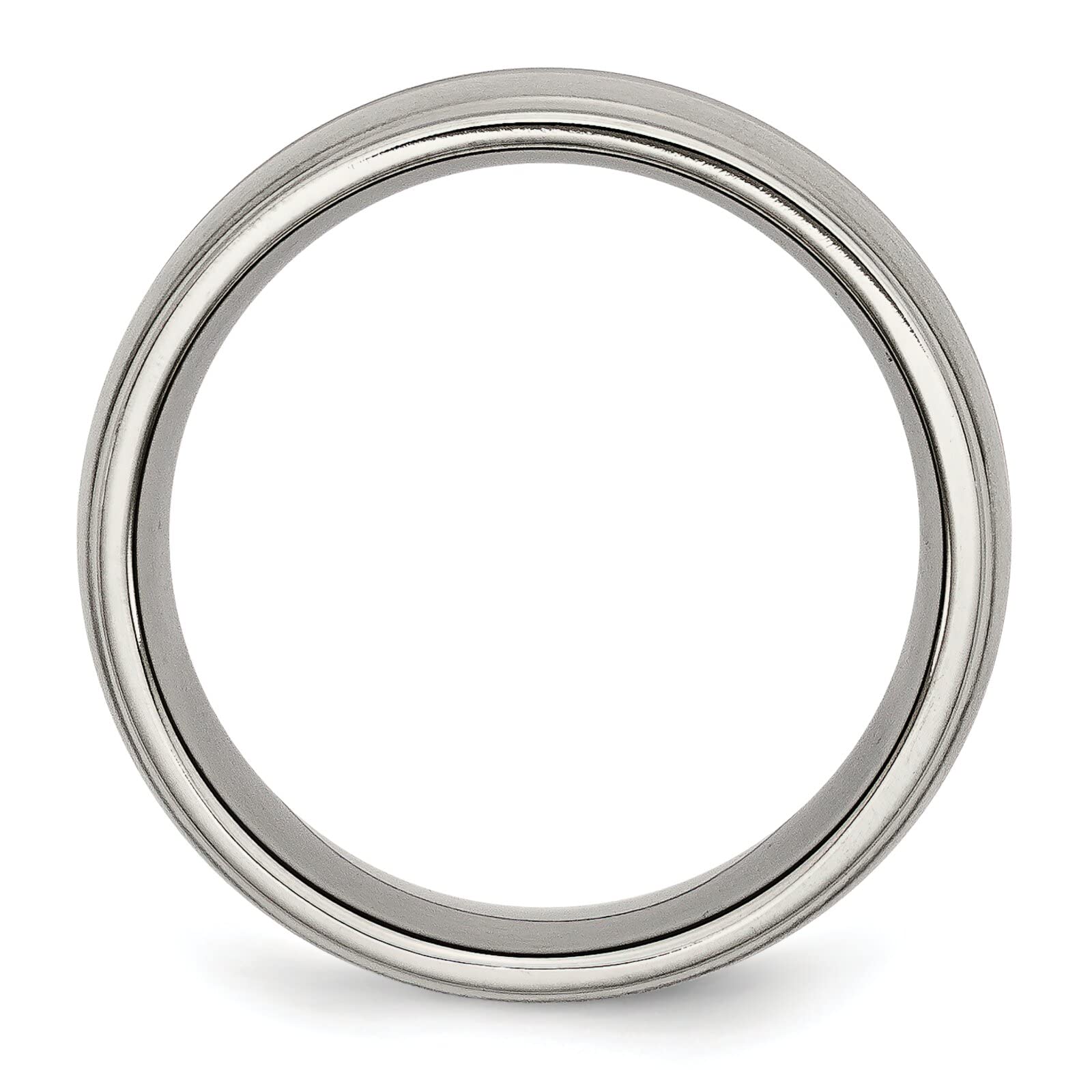 10mm Titanium Men's Wedding Band - Size 9.5 Comfort Fit Grooved Design - Durable & Lightweight Ring for Everyday Wear, Anniversary Gifts & Special Occasions