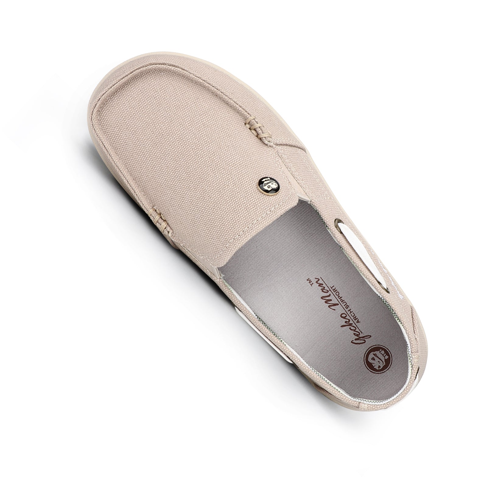 Women's Comfortable Canvas Loafer Shoes - Casual Slip-On Flats for Walking, Work & Travel - Breathable & Lightweight Everyday Shoes