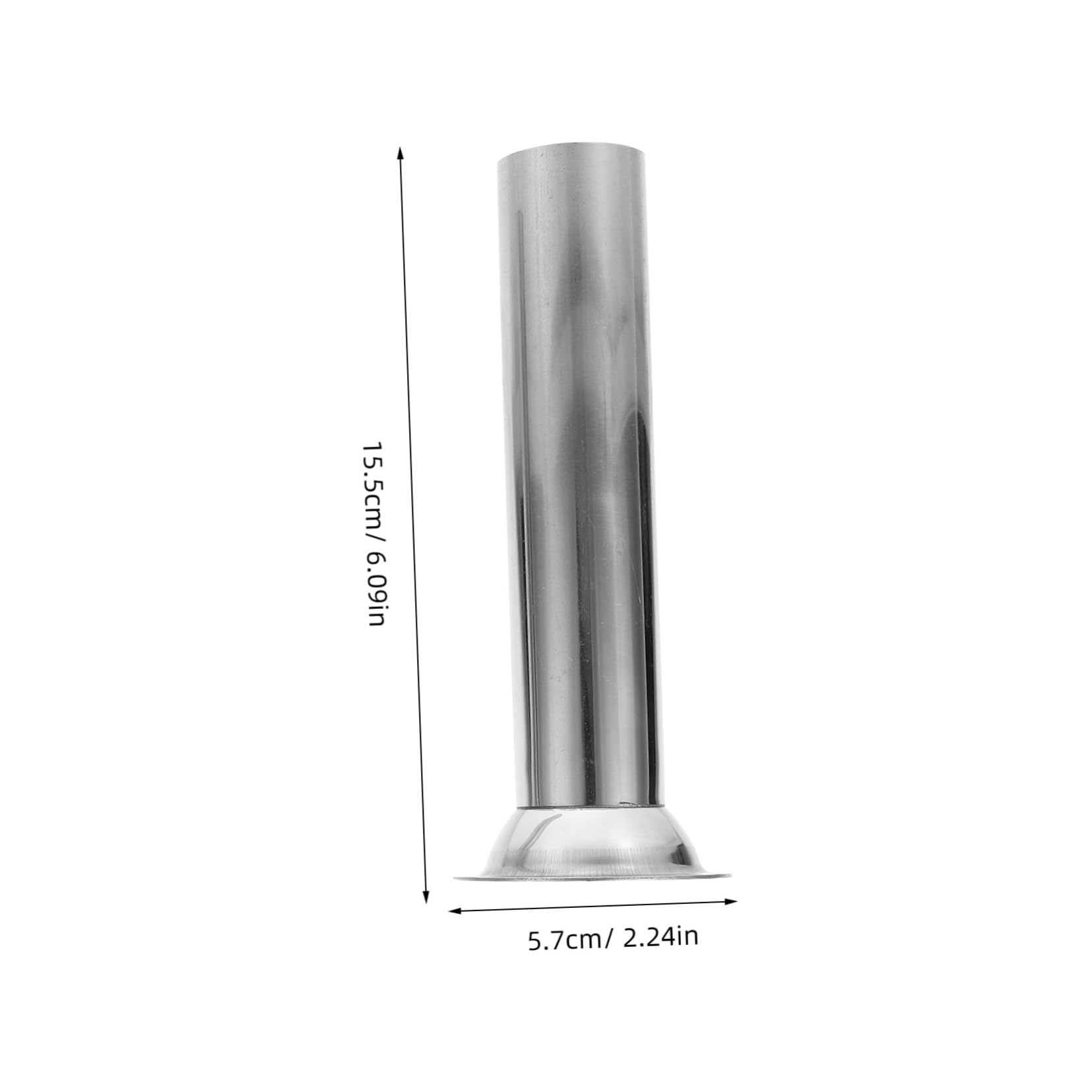 Hemoton 3-Piece Stainless Steel Sausage Stuffer Kit - Meat Grinder Funnel with Salami Tubes & Socking Stuffers - Perfect for Homemade Sausage, Jerky, and Ground Meat Processing - Ideal for Kitchen, BBQ, and Food Prep